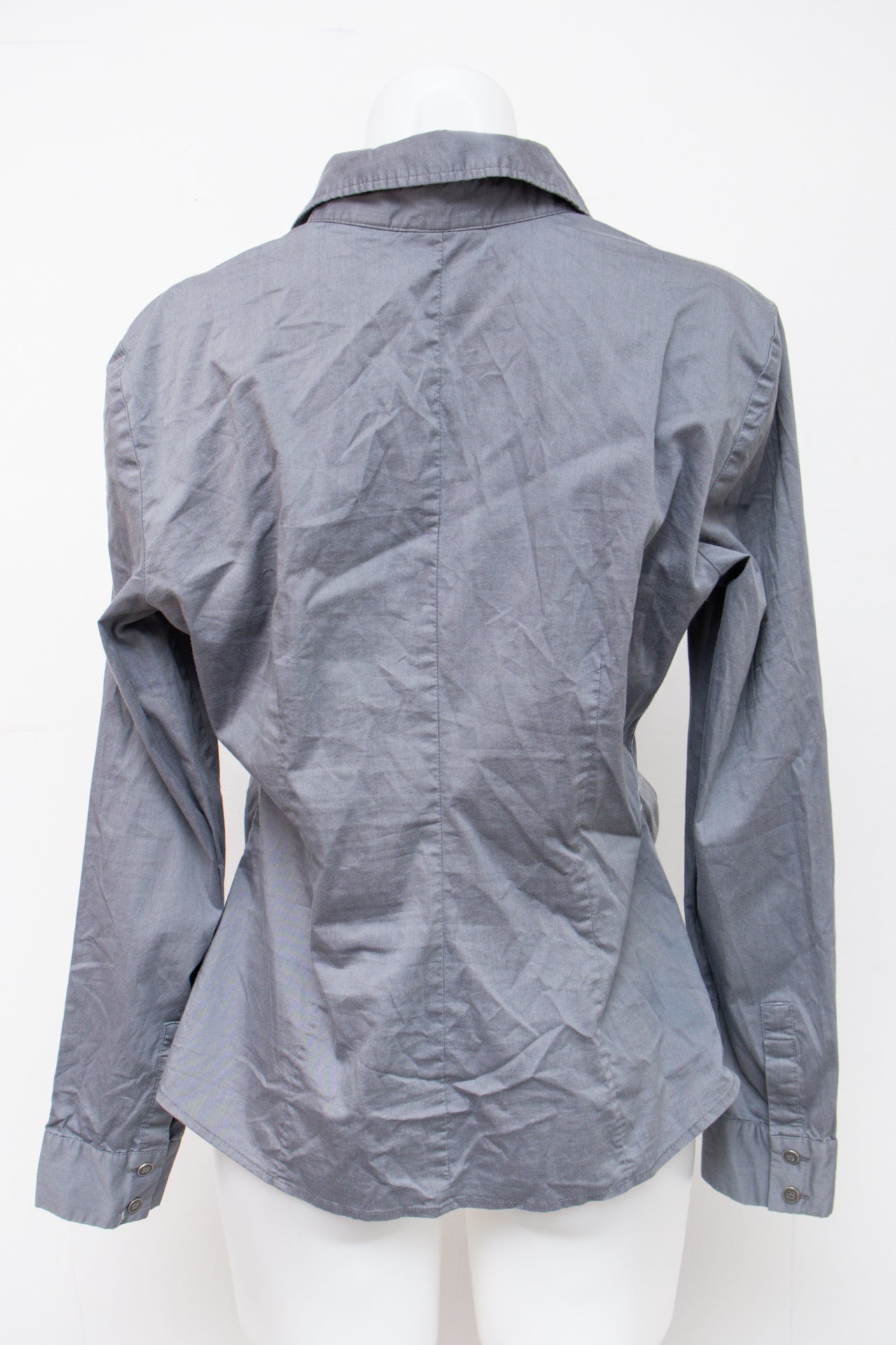#82 New York & Company Shirt Blue | c. 195 | Size 8