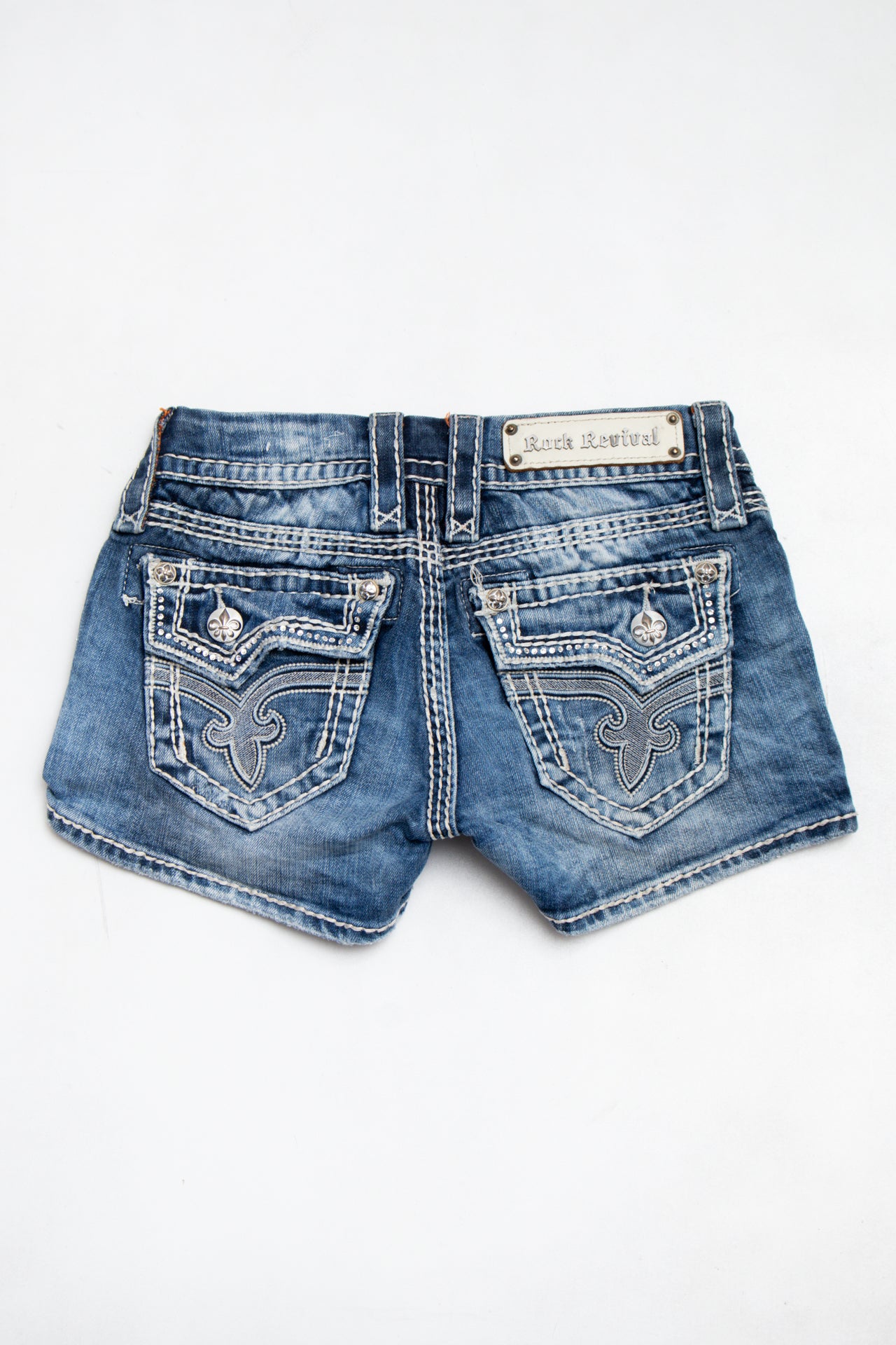 #156 Rock Revival Shorts Blue | c. 198 | Size 4