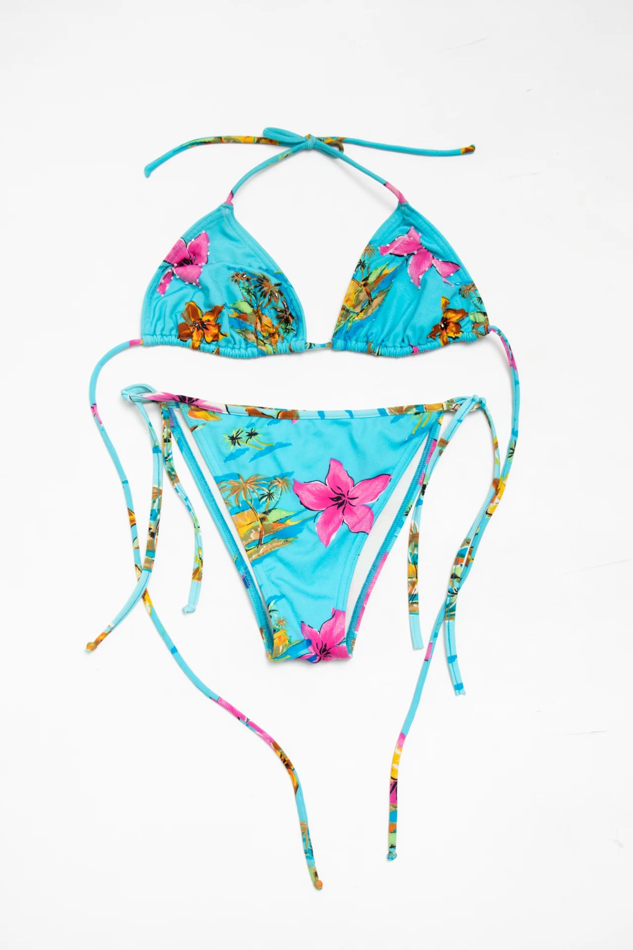 Ac Moda Praia Bikini Blue | c. 166 | Size 10