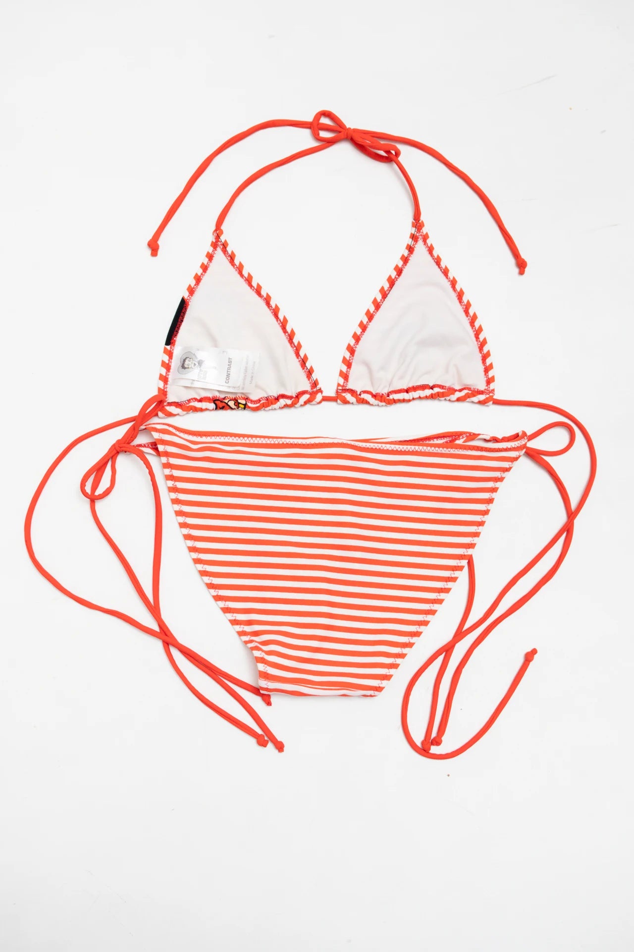 Contrast Bikini Set Orange | c. 166 | Size 10/12