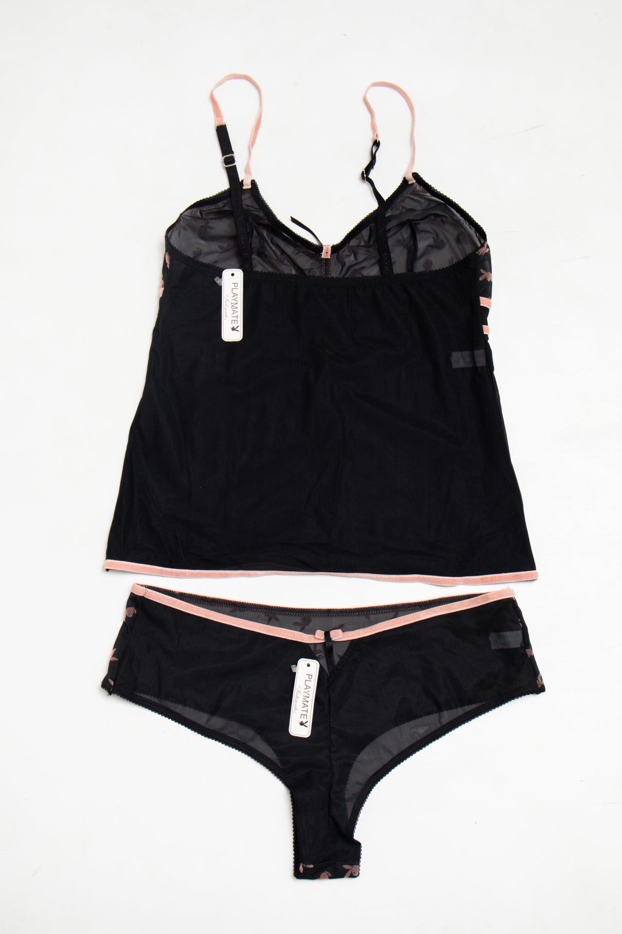 #28 Playmate Intimates Camisole Top Black | c. 185 | Size 12 / 14A