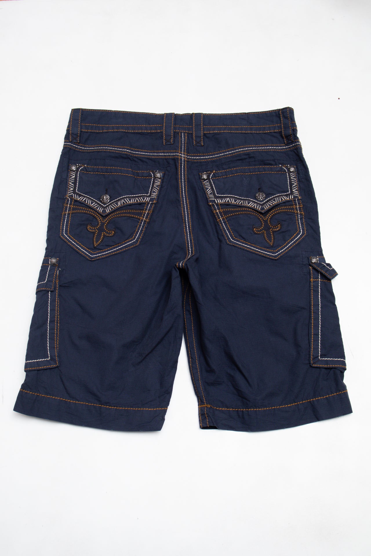 #124 Rock Revival Shorts Navy | c. 201 | Size 16