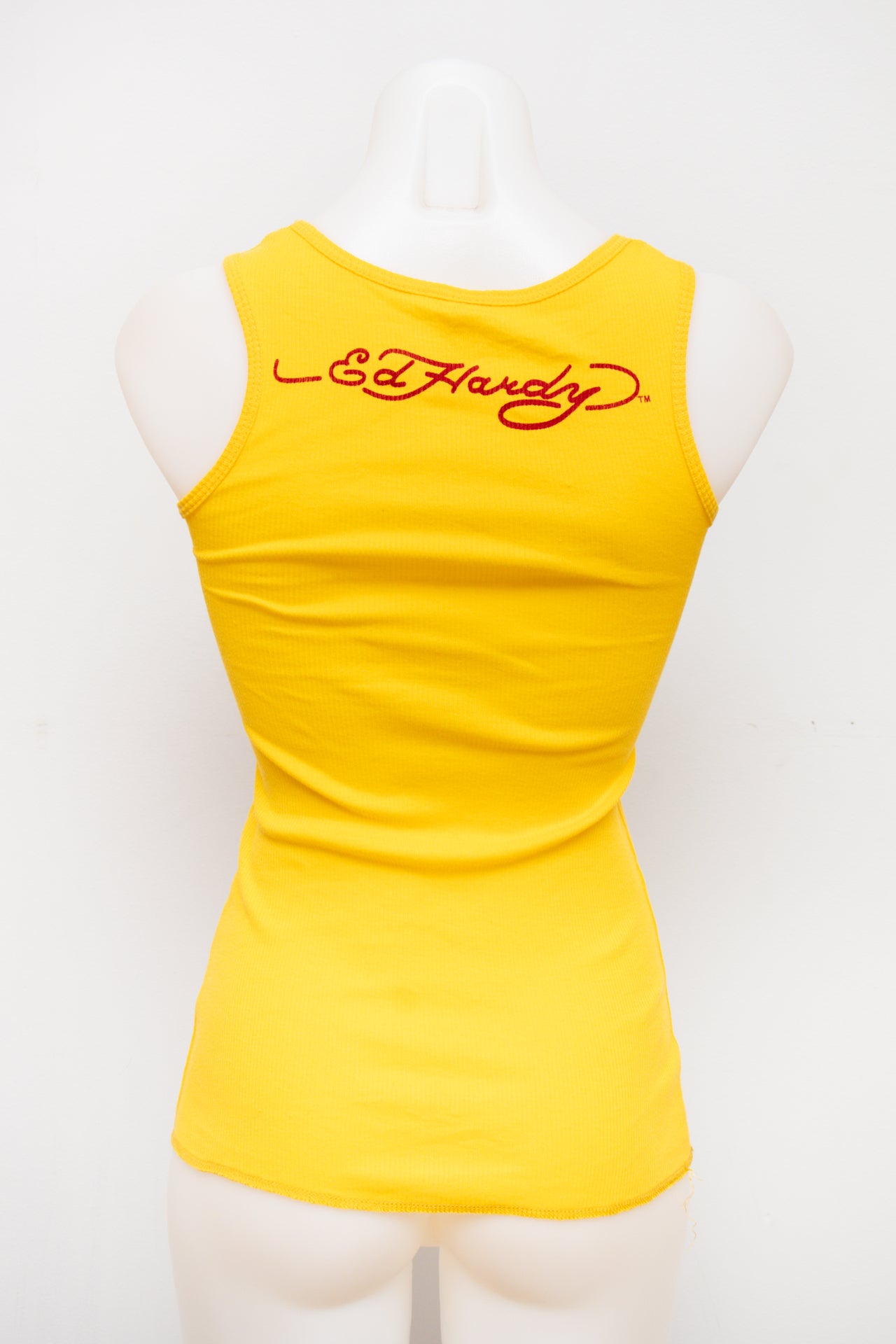 #48 Ed Hardy Tank Top Yellow | c. 193 | Size 10