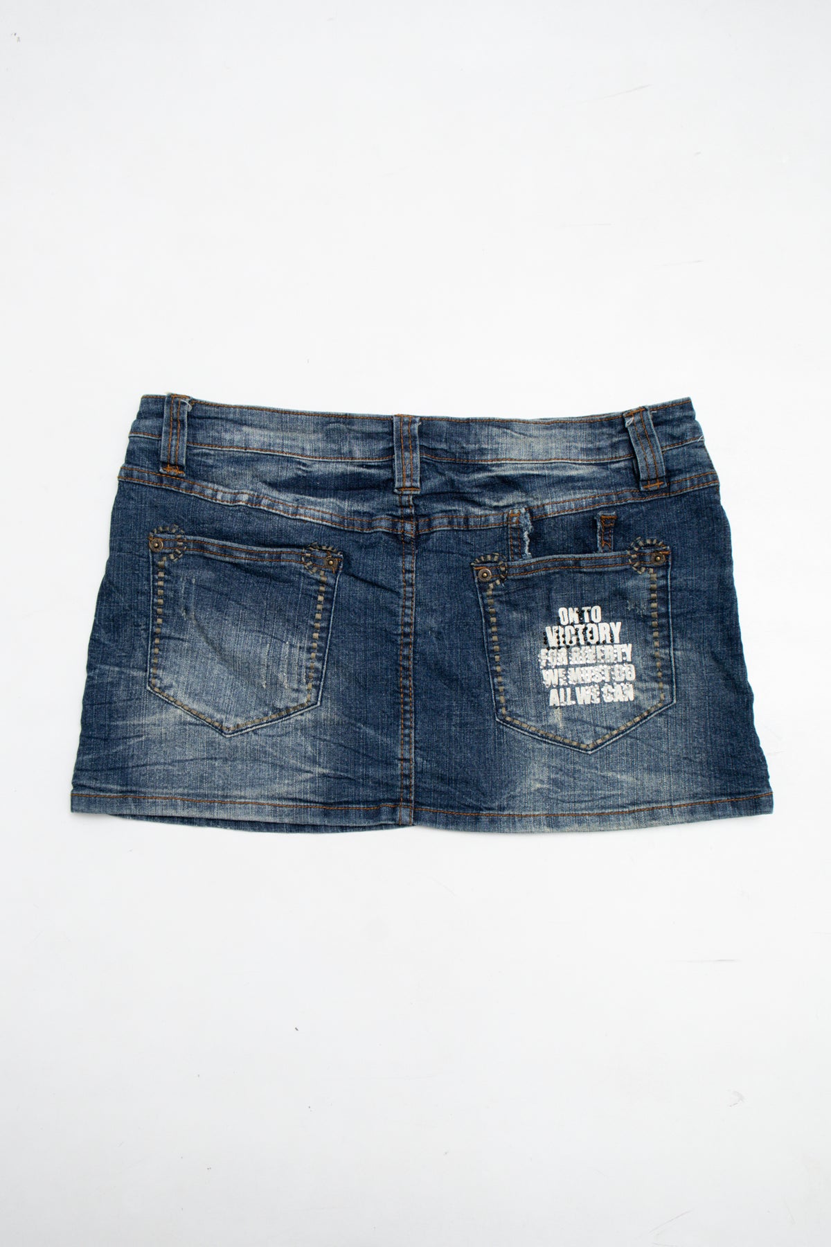 #172 Xtm Jeans Mini Skirt Blue | c. 209 | Size 10
