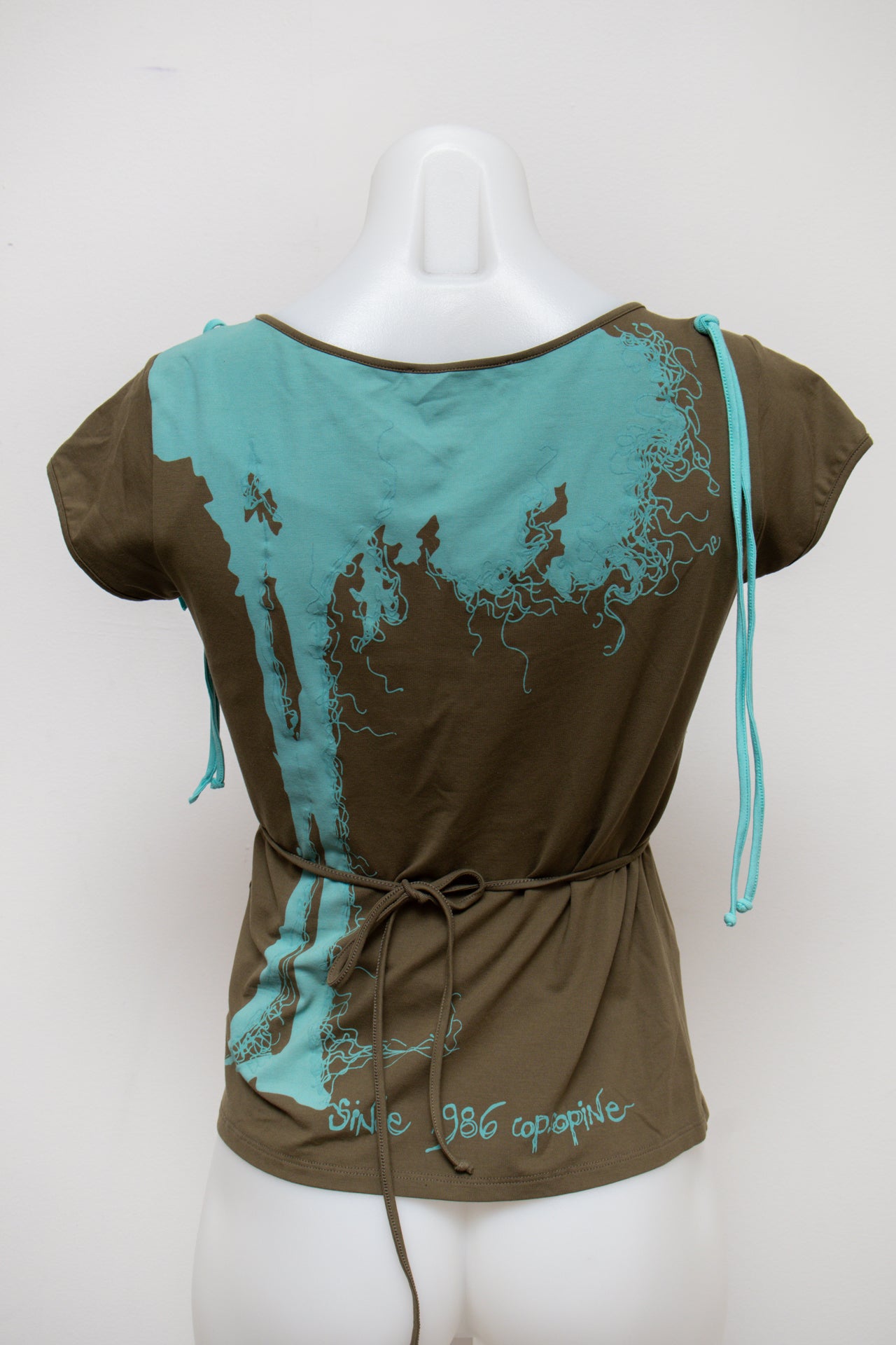 #12 Cop.copine T-shirt Brown | c. 186 | Size 10