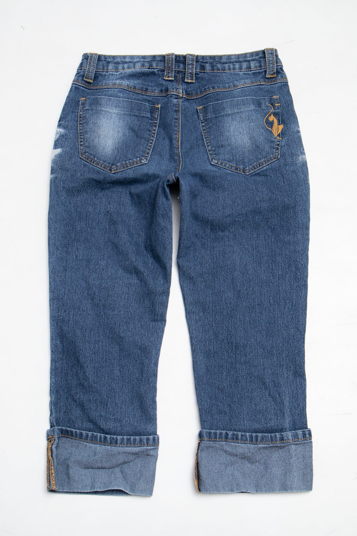 #076 Phat Fashion Capris Blue | c. 209 | Size 6/8