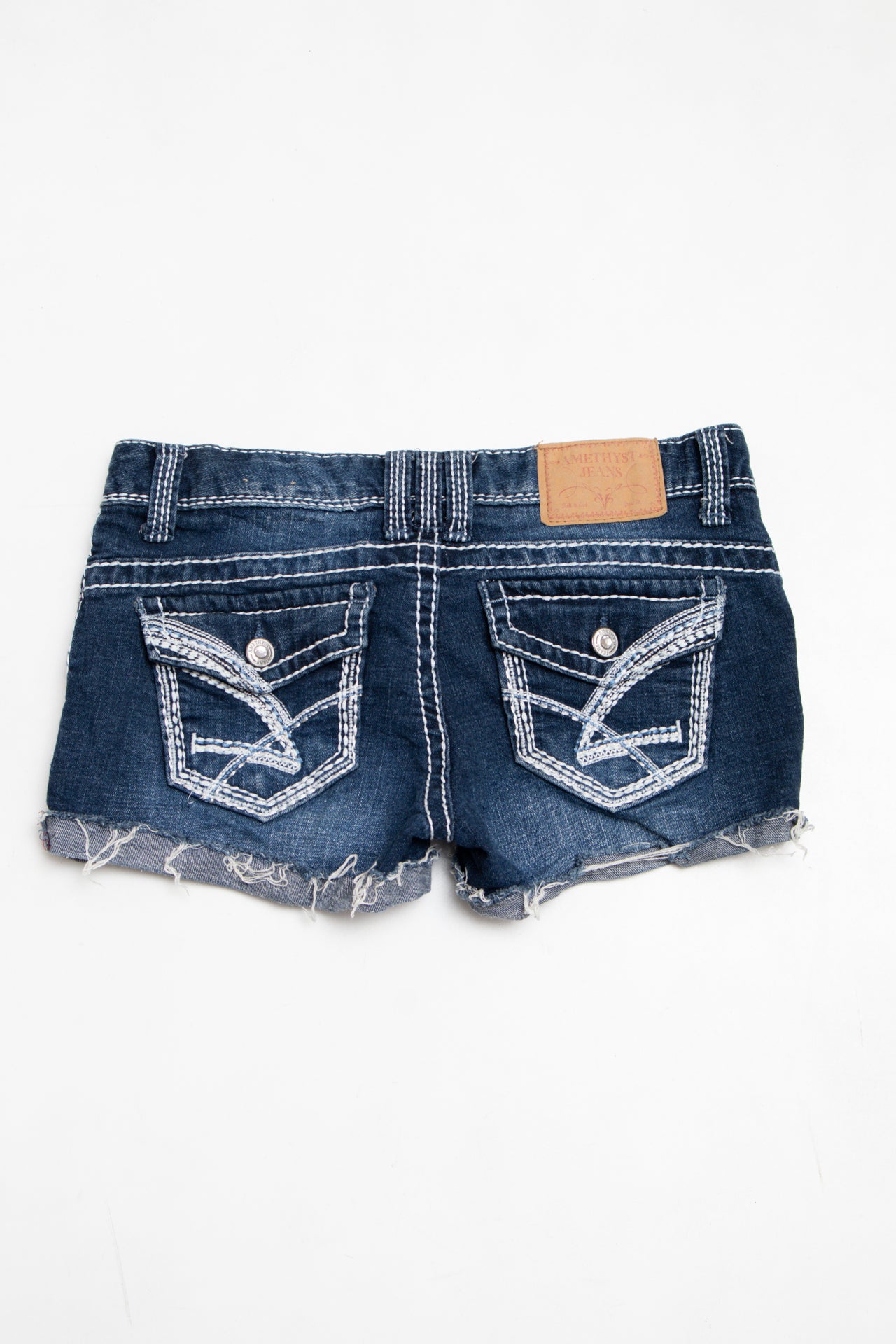 #079 Amethyst Jeans Denim Shorts Blue | c. 203 | Size 6