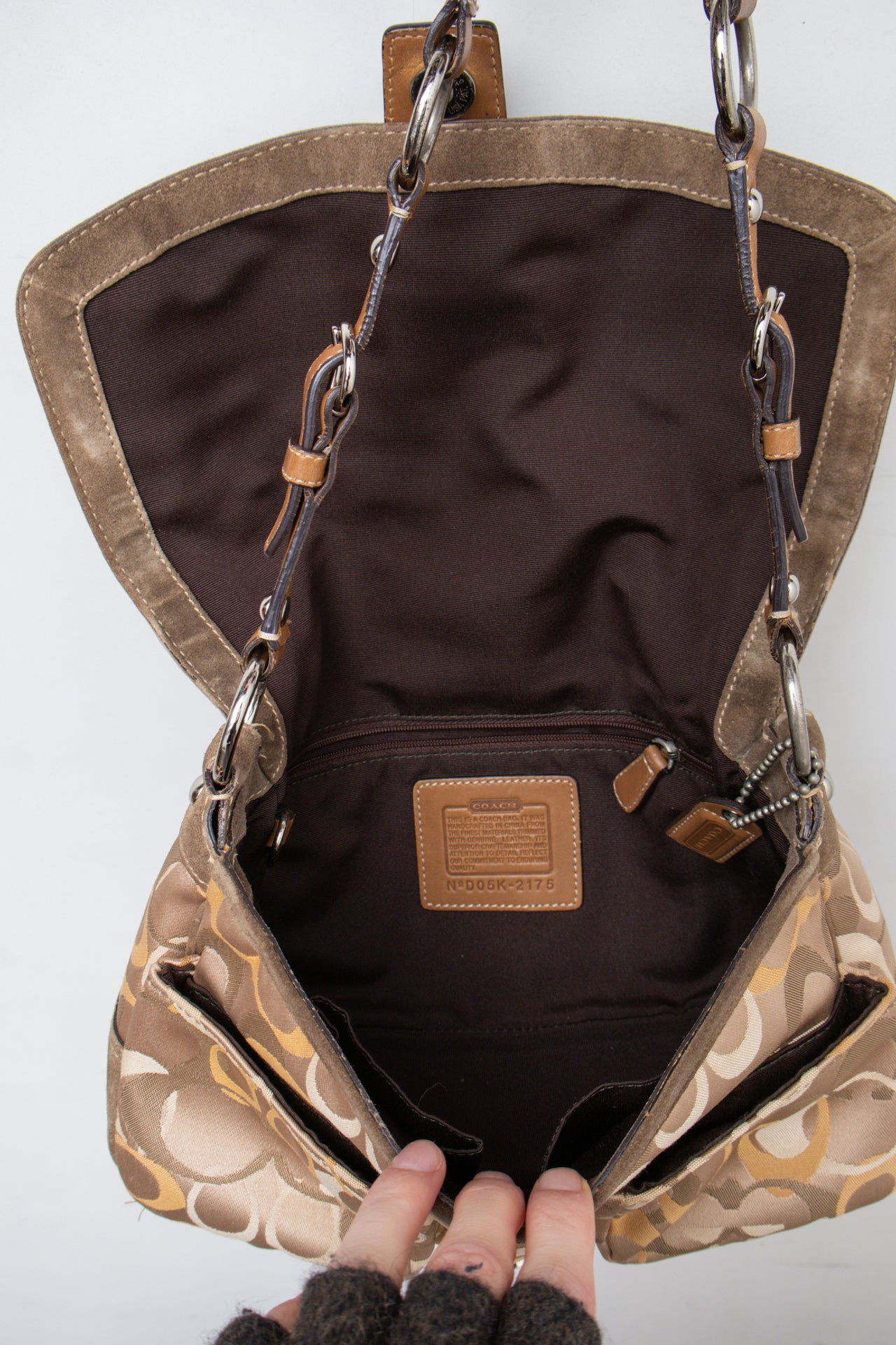 #212 Coach Shoulder Bag Brown | c. 199 | Size