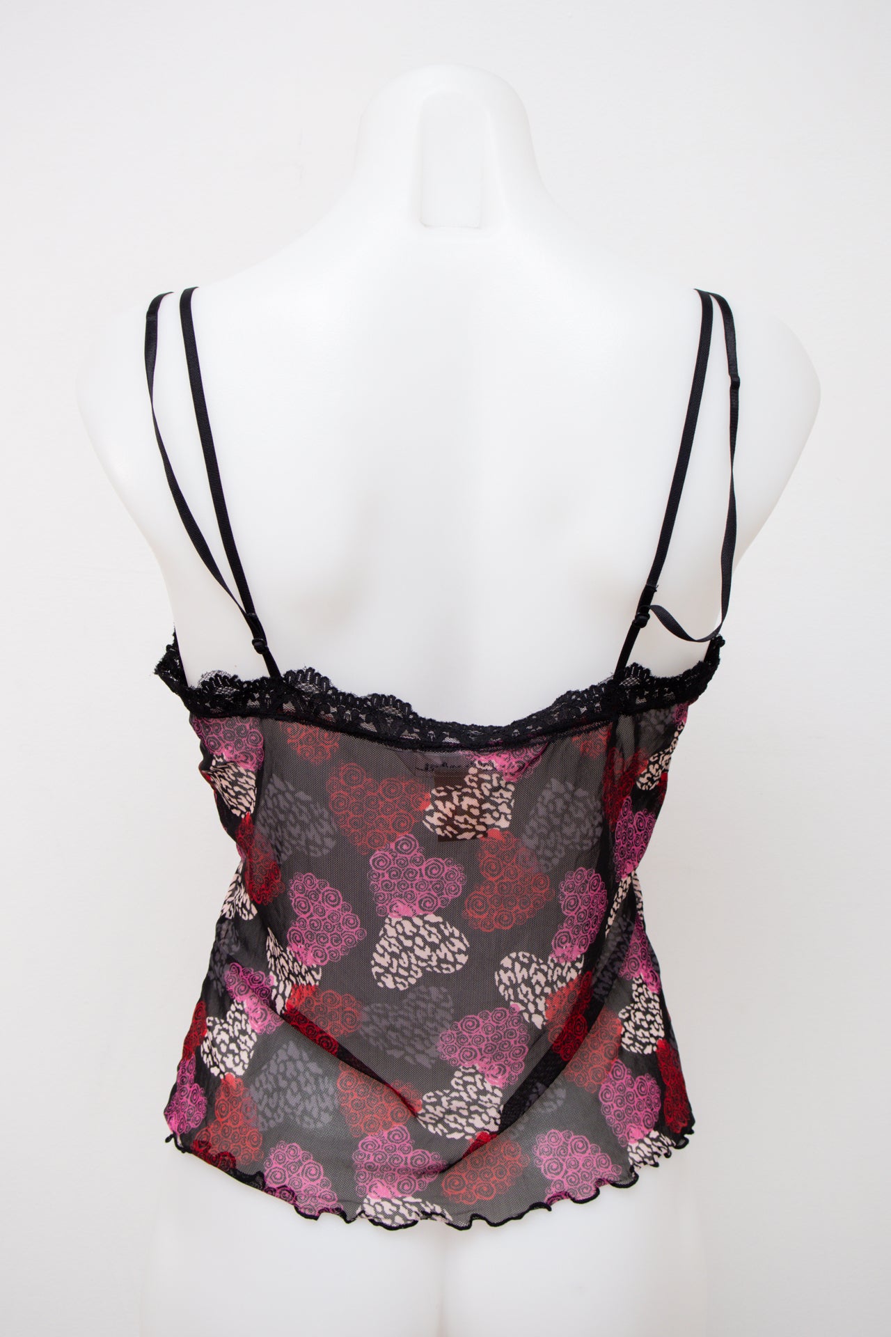 #047 La Vie En Rose Camisole Top Black | c. 202 | Size 8