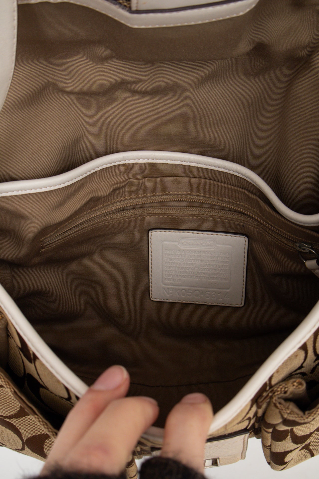 #192 Coach Shoulder Bag Brown | c. 196 | Size