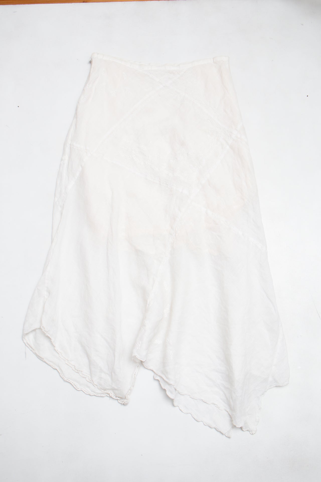 #120 Garnet Hill Skirt White | c. 201 | Size 6