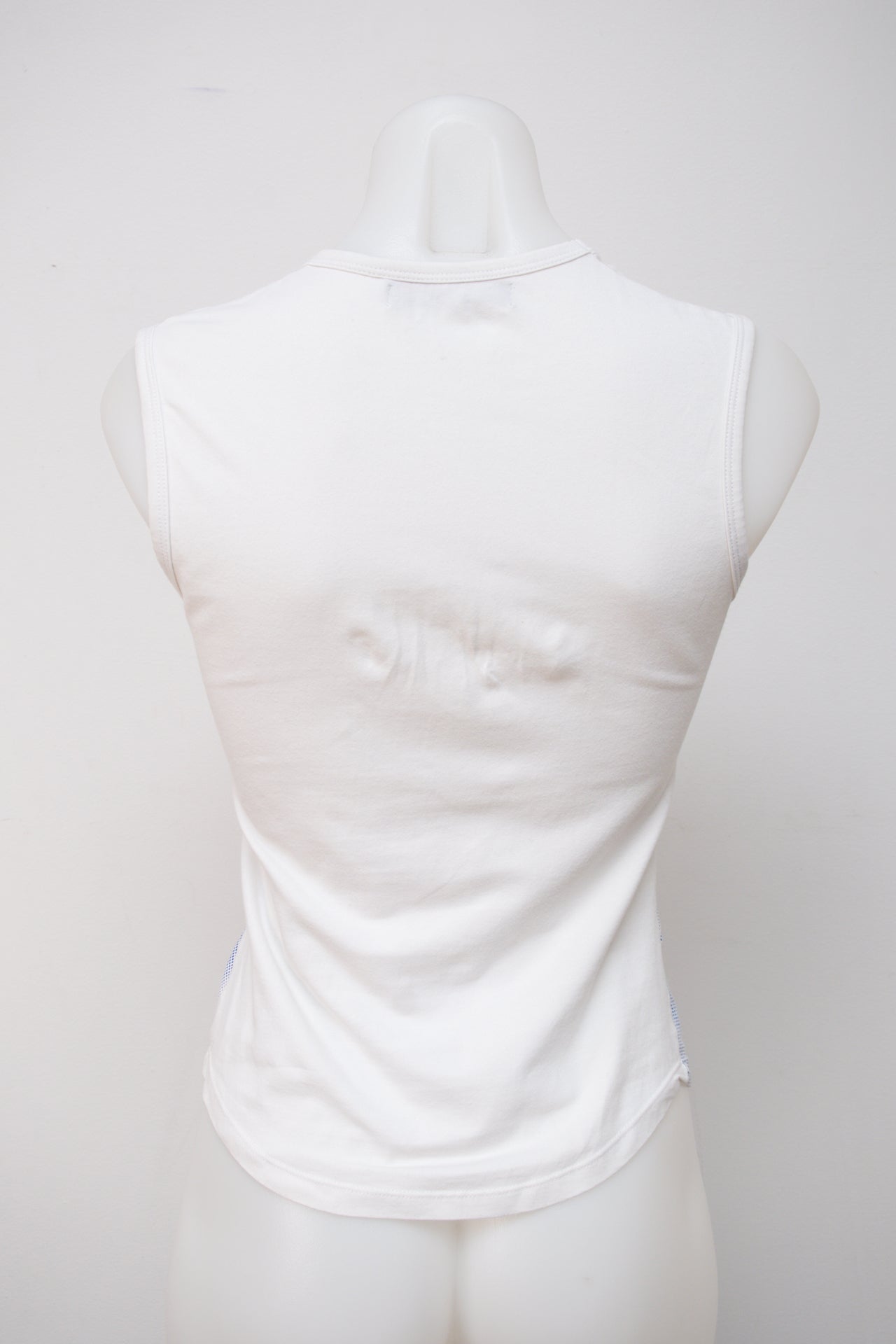 #063 Bershka Tank Top White | c. 199 | Size 8
