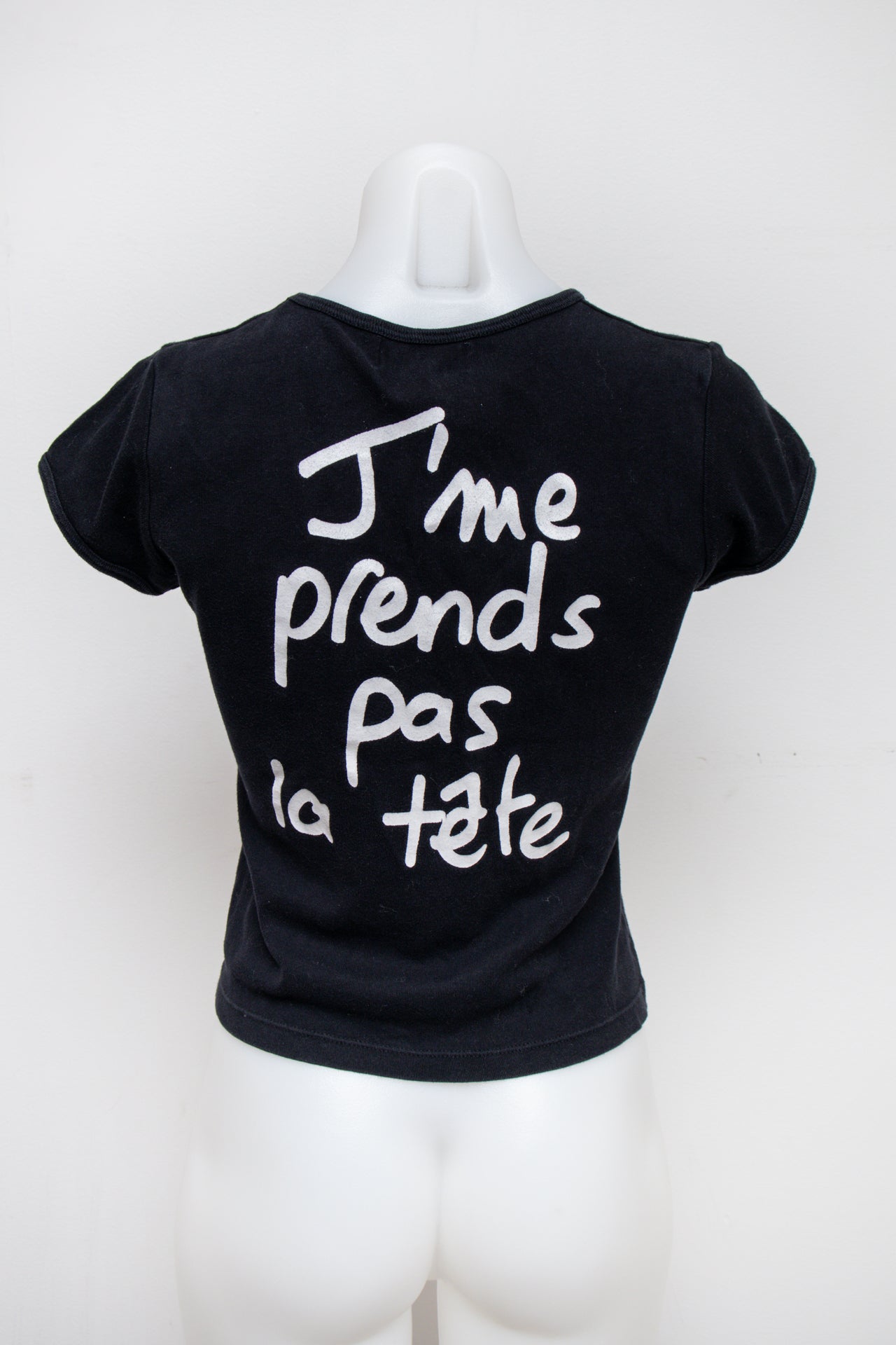 #77 Jennyfer T-shirt Black | c. 193 | Size 10