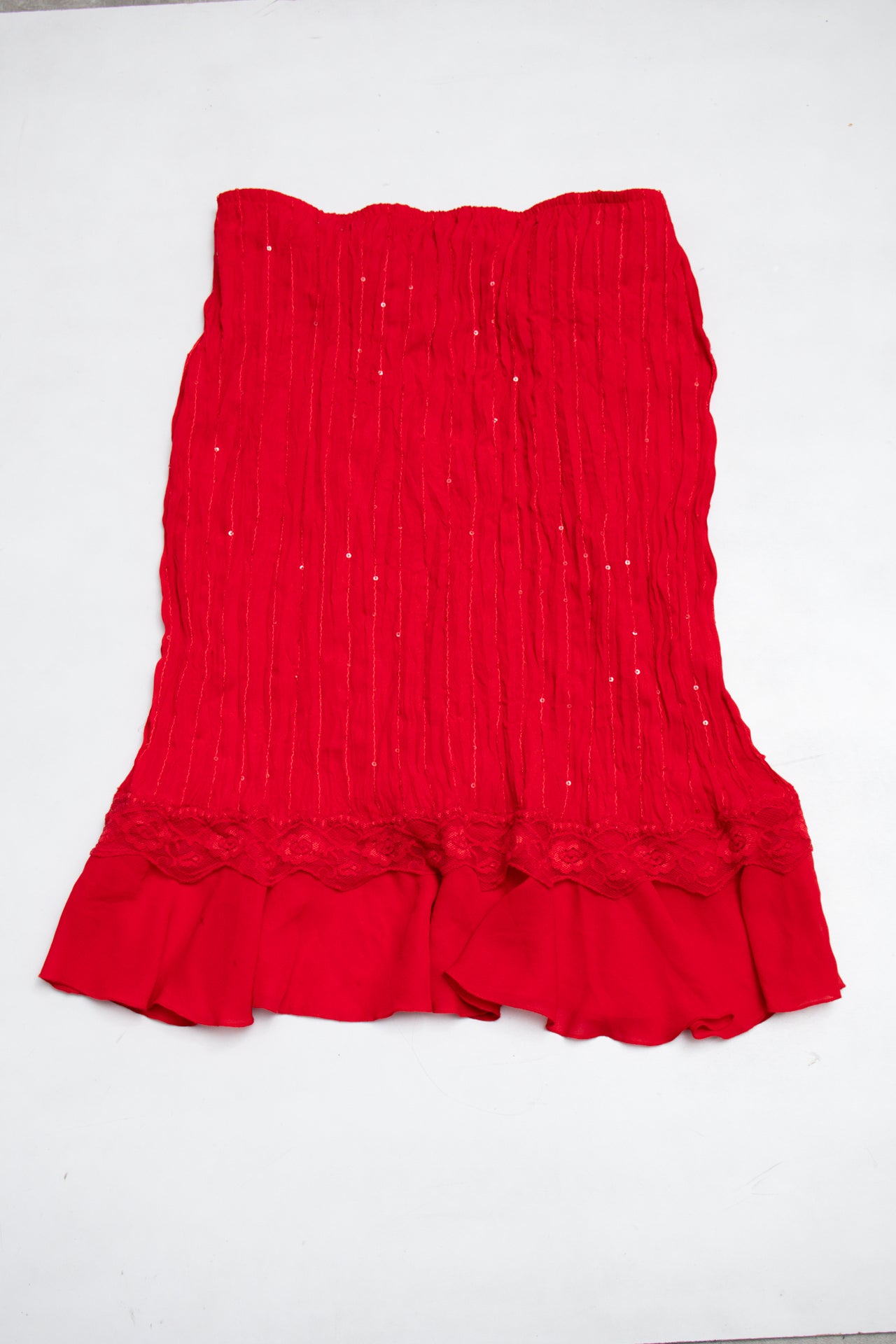 #129 Signature By Robbie Bee Skirt Red | c. 200 | Size 14