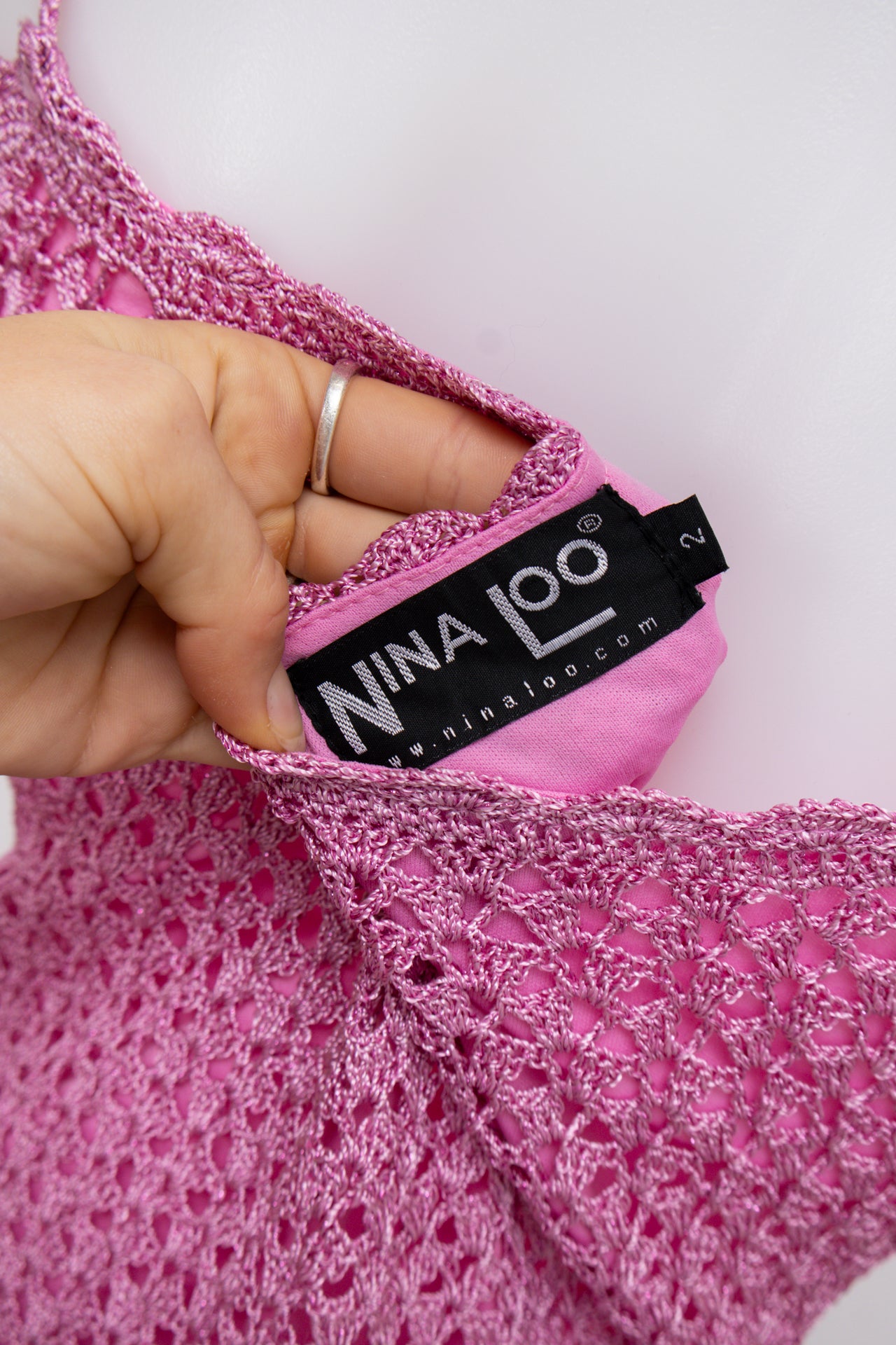 #173 Nina Leo Camisole Top Pink | c. 194 | Size 8
