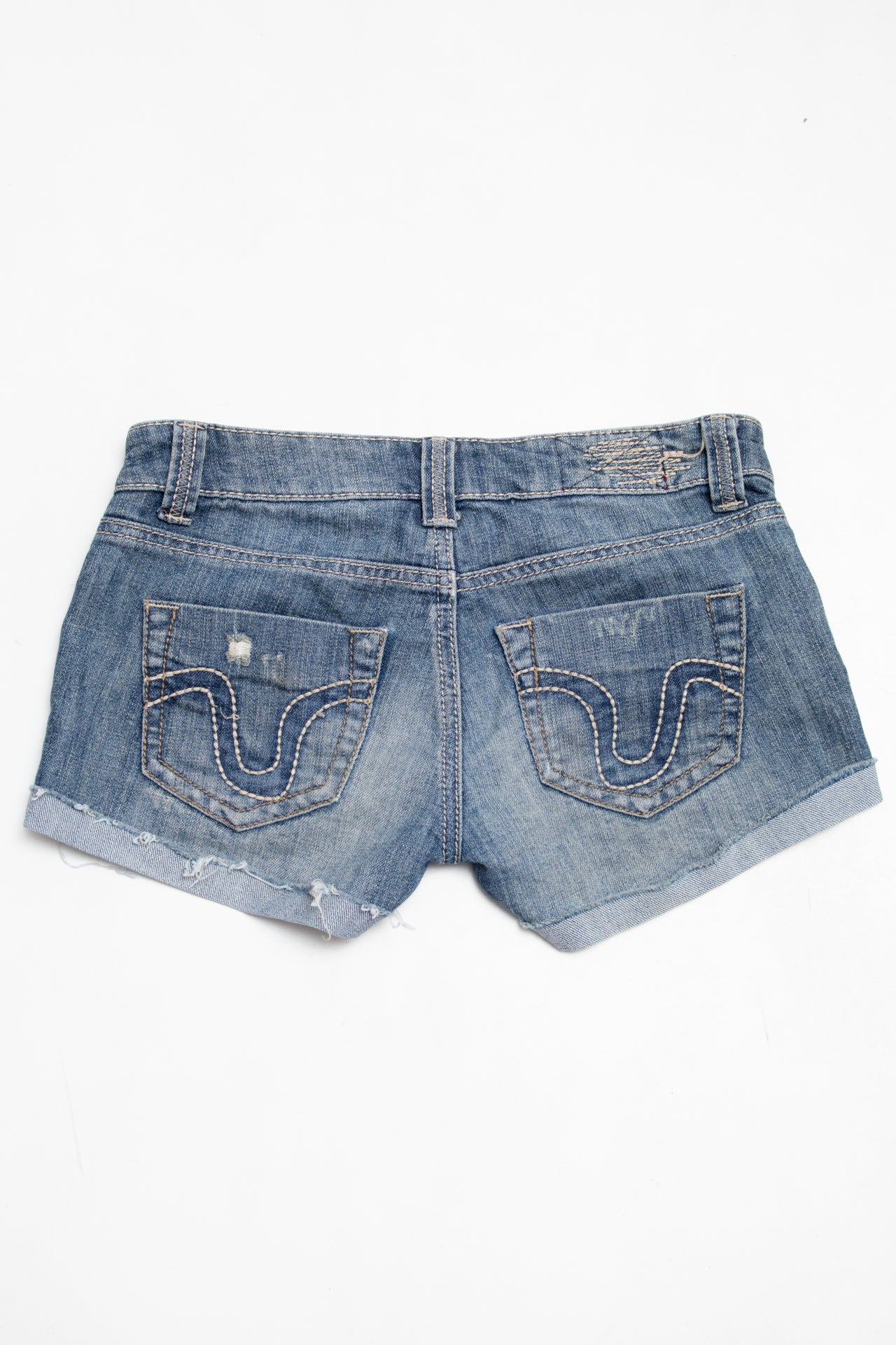 #166 The Universal Manks Denim Shorts Blue | c. 203 | Size 8