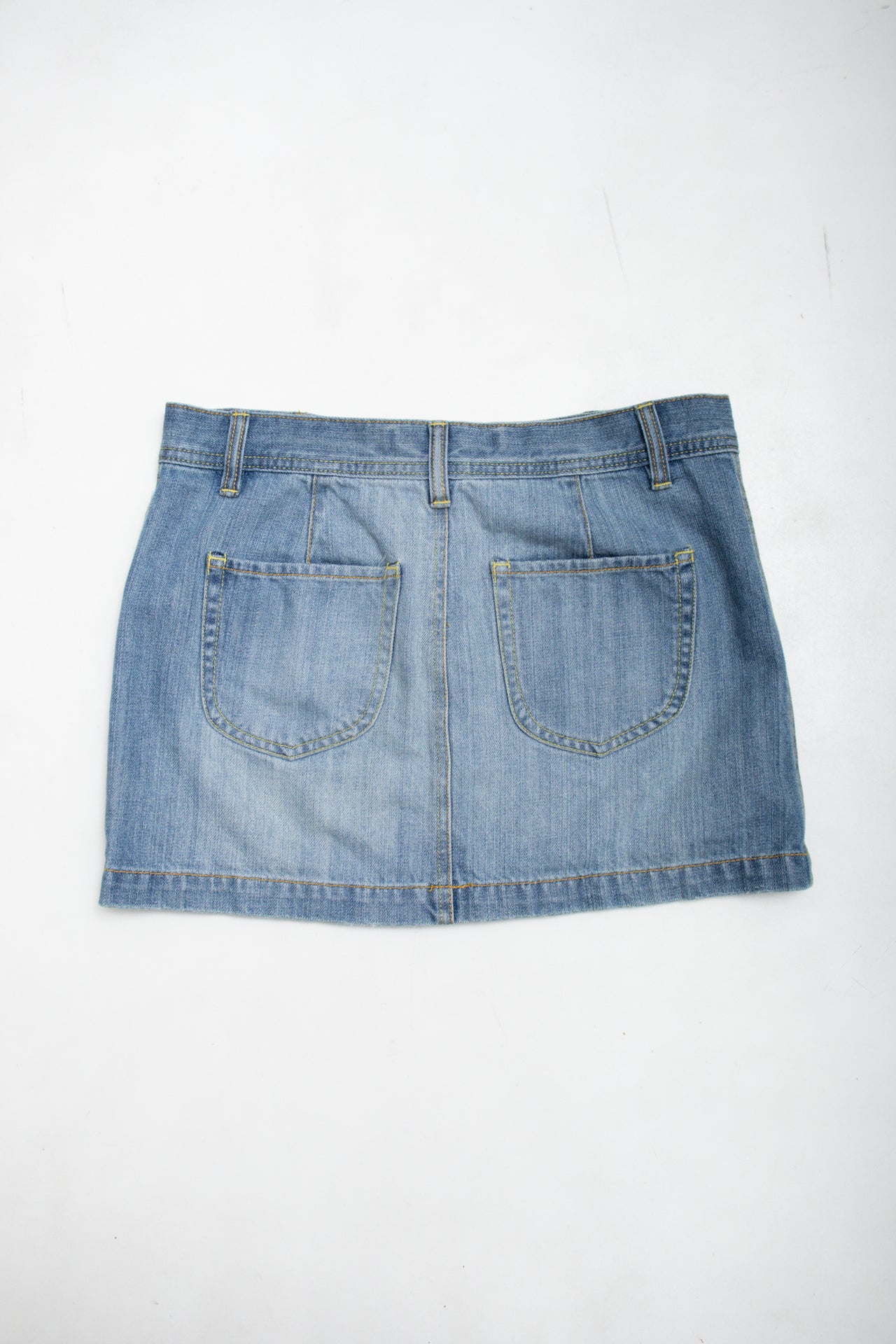 #117 Old Navy Denim Mini Skirt Blue | c. 178 | Size 8