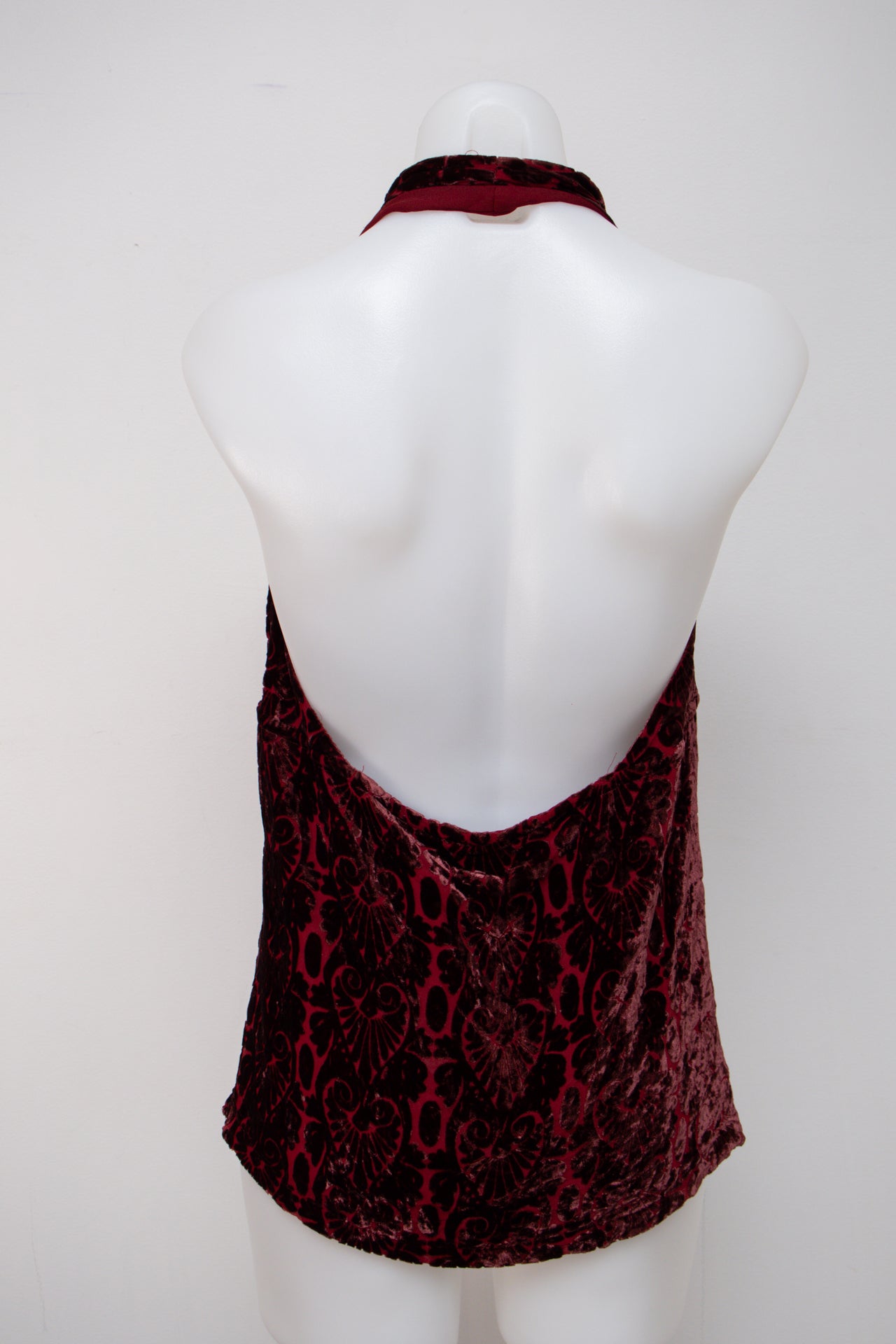 #036 I. E. Halter Top Red | c. 199 | Size 10
