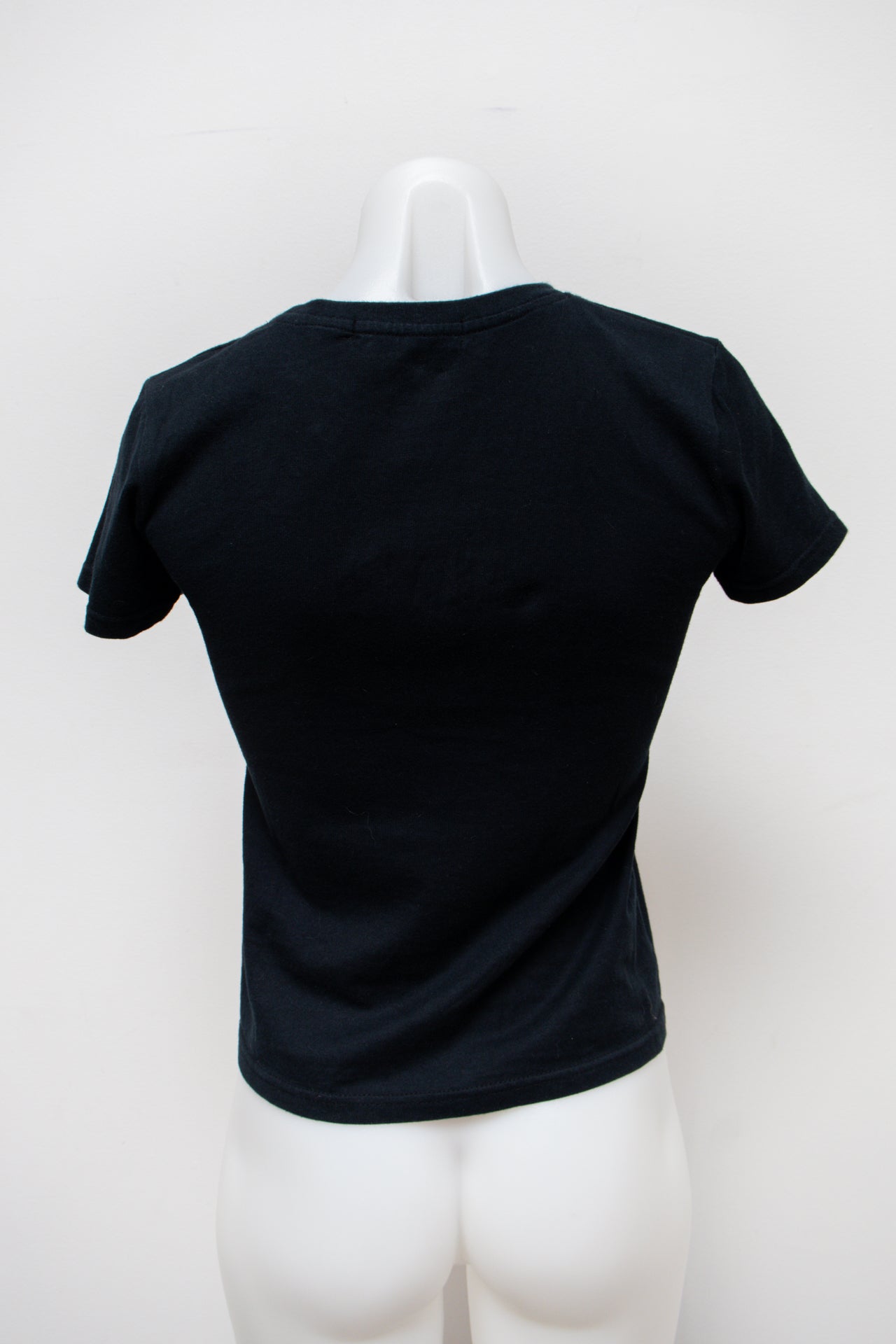 #128 Playboy T-shirt Black | c. 185 | Size 6/8