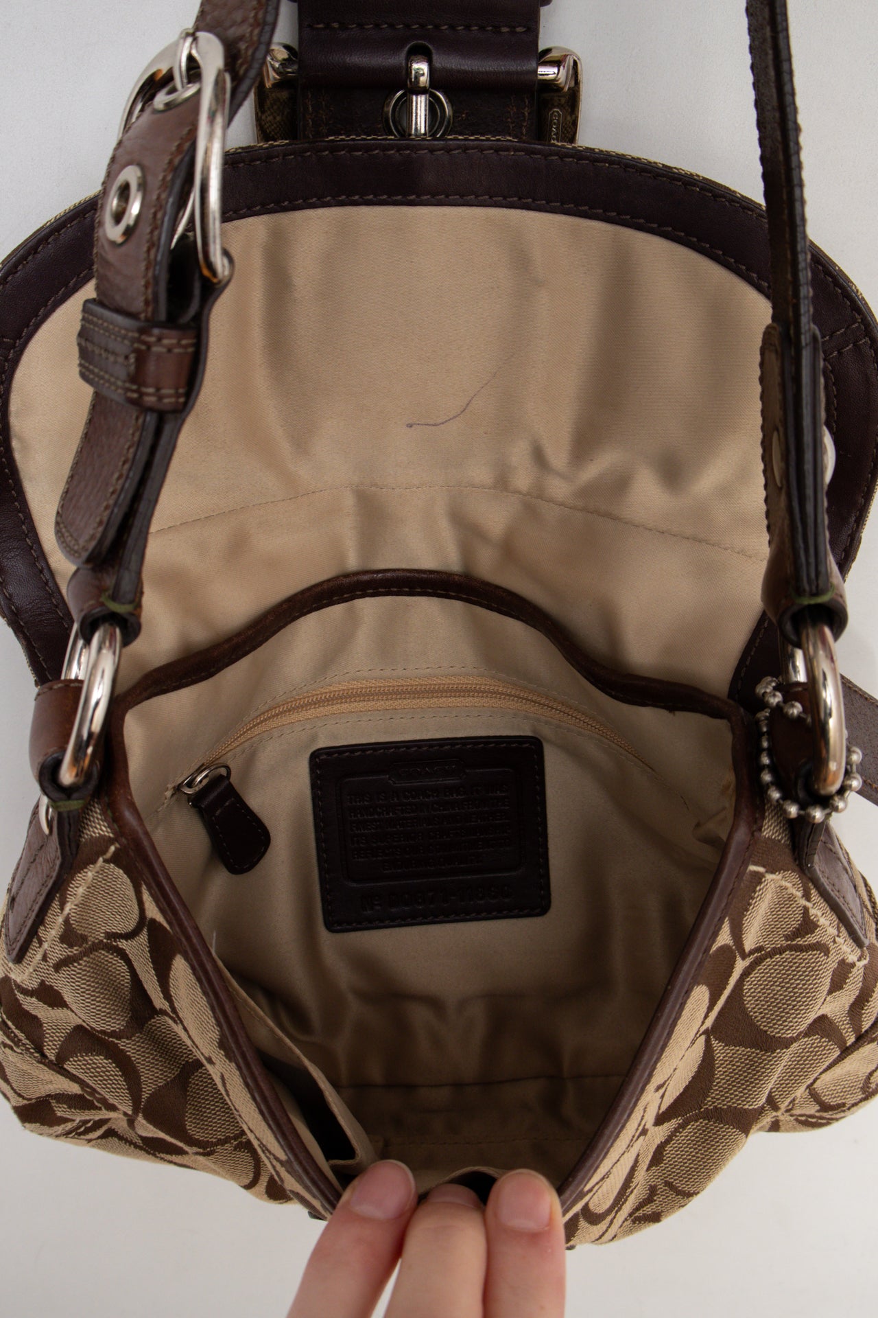 #187 Coach Flat Soho Brown | c. 198 | Size