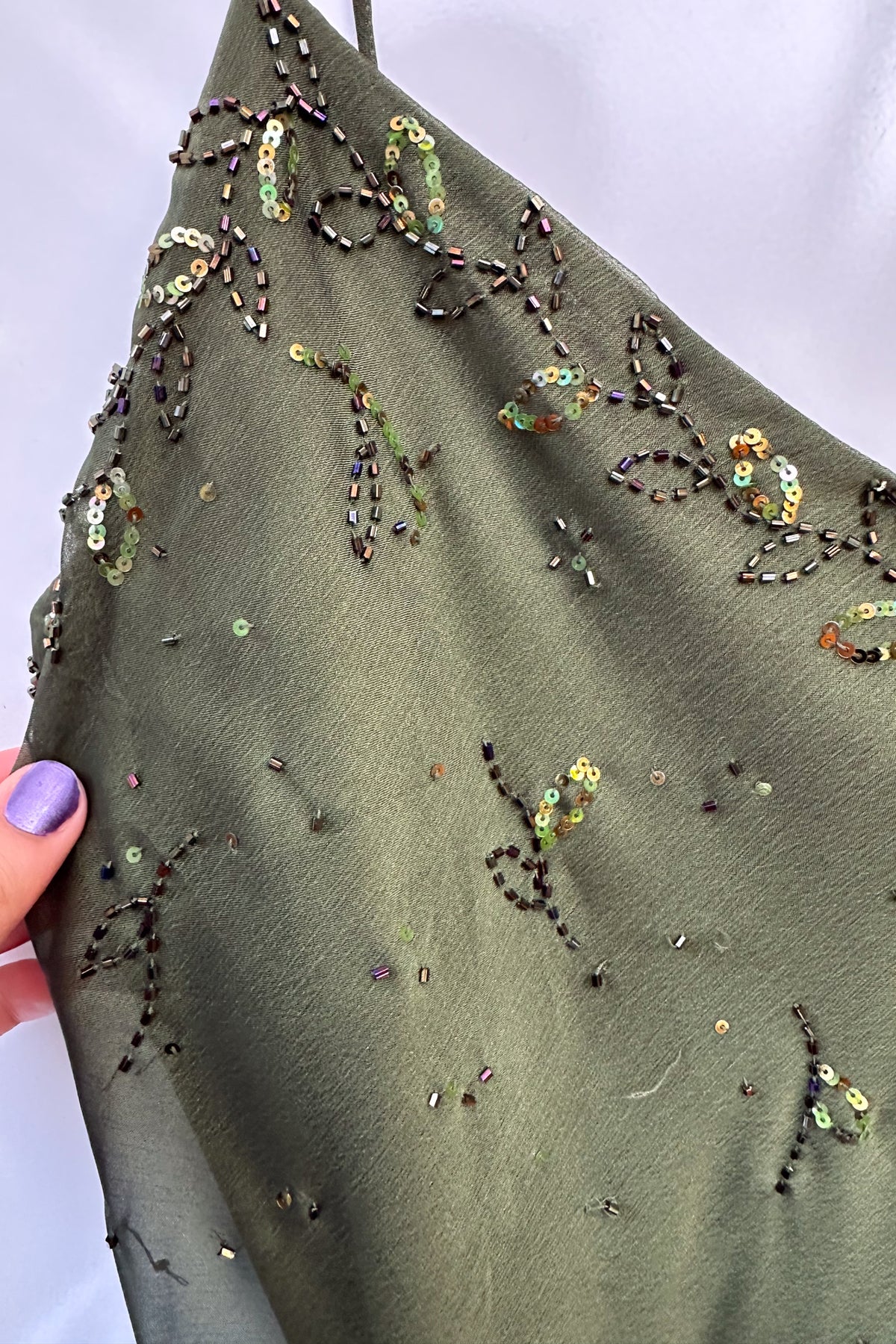 #177 Xscape Gown Green | c. 208 | Size 14