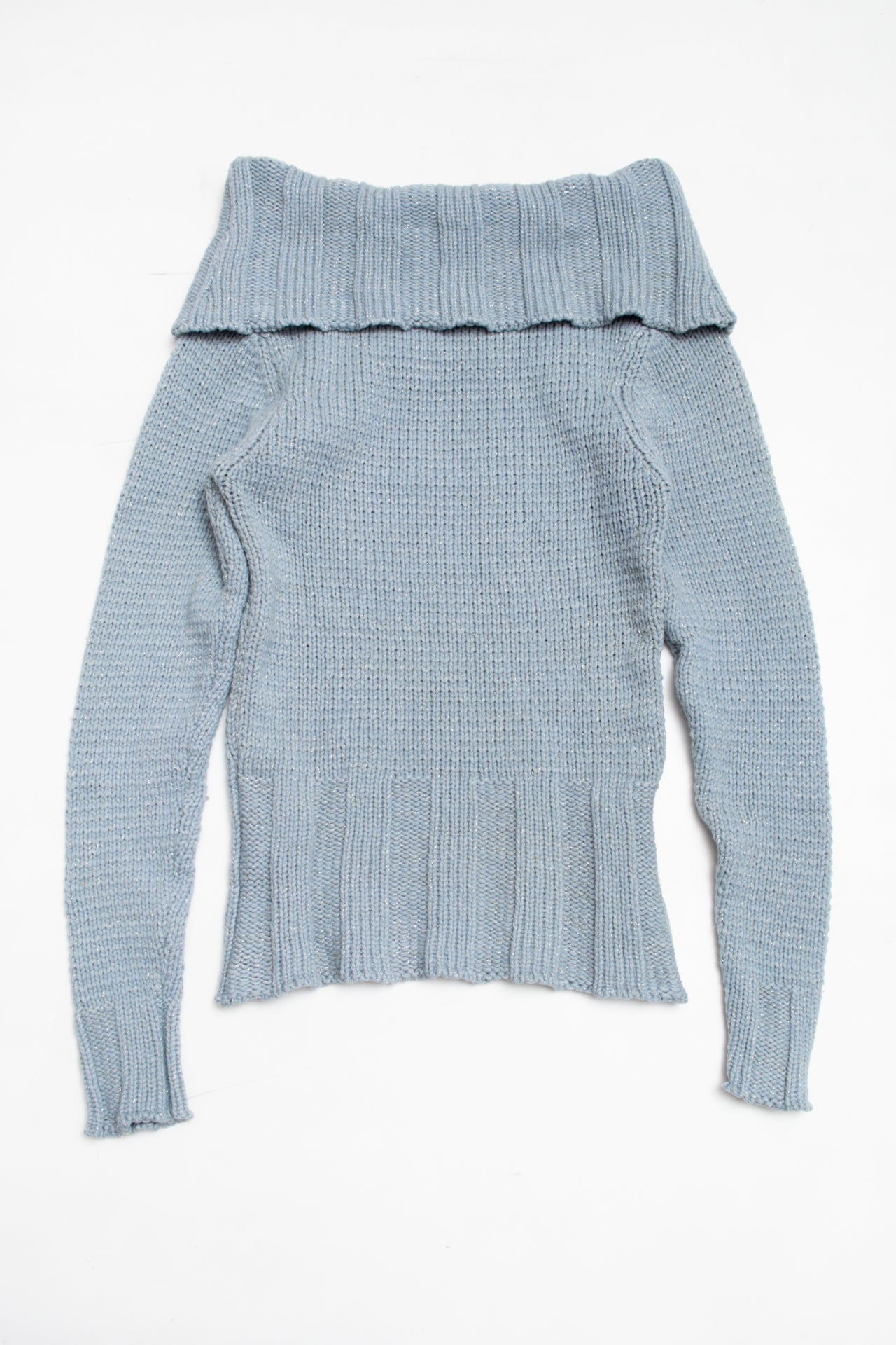 #232 Tommy Hilfiger egg-shell blue jumper | c. 163 | size 8