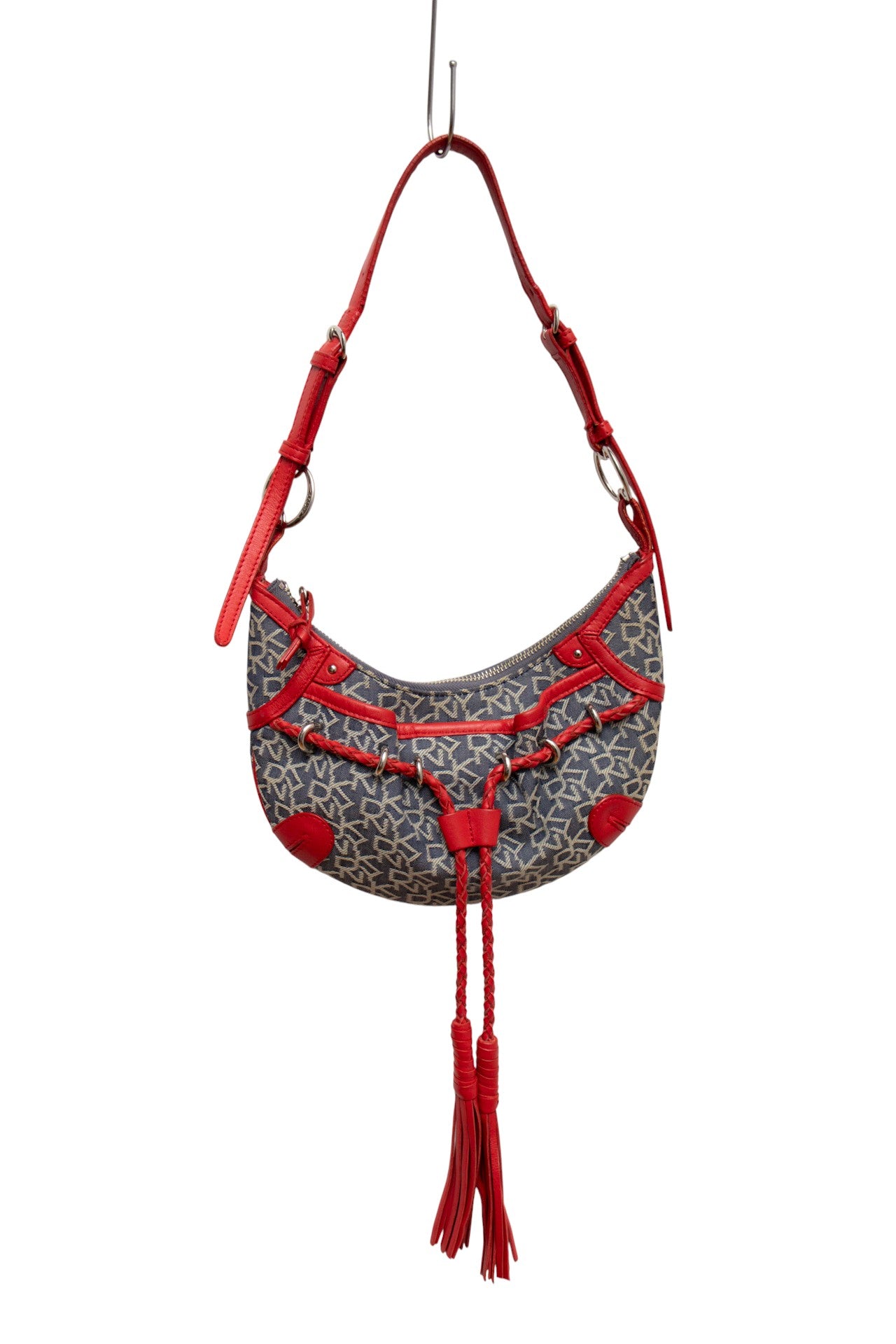 #228 DKNY leather tassel bag | c. 165