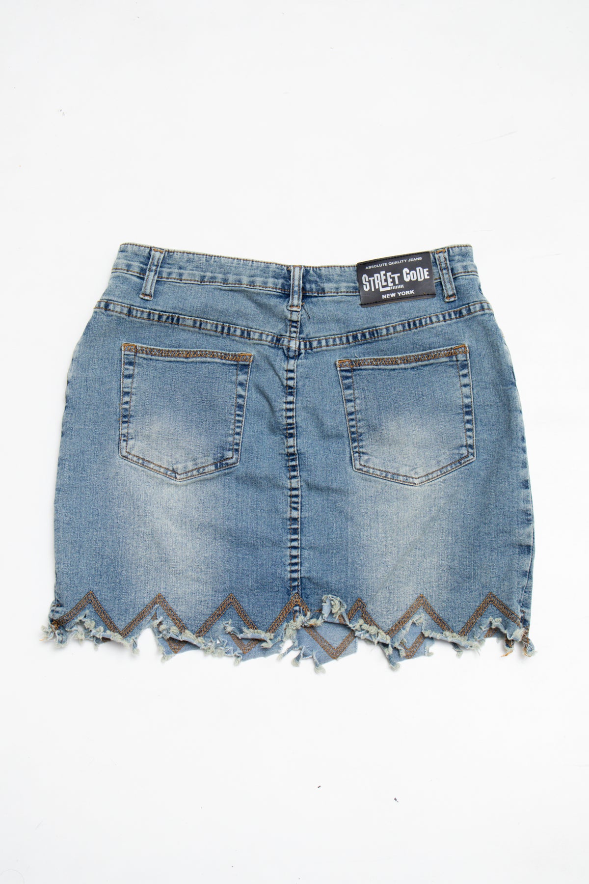 #167 Street Code New York Mini Skirt Blue | c. 209 | Size 8/10