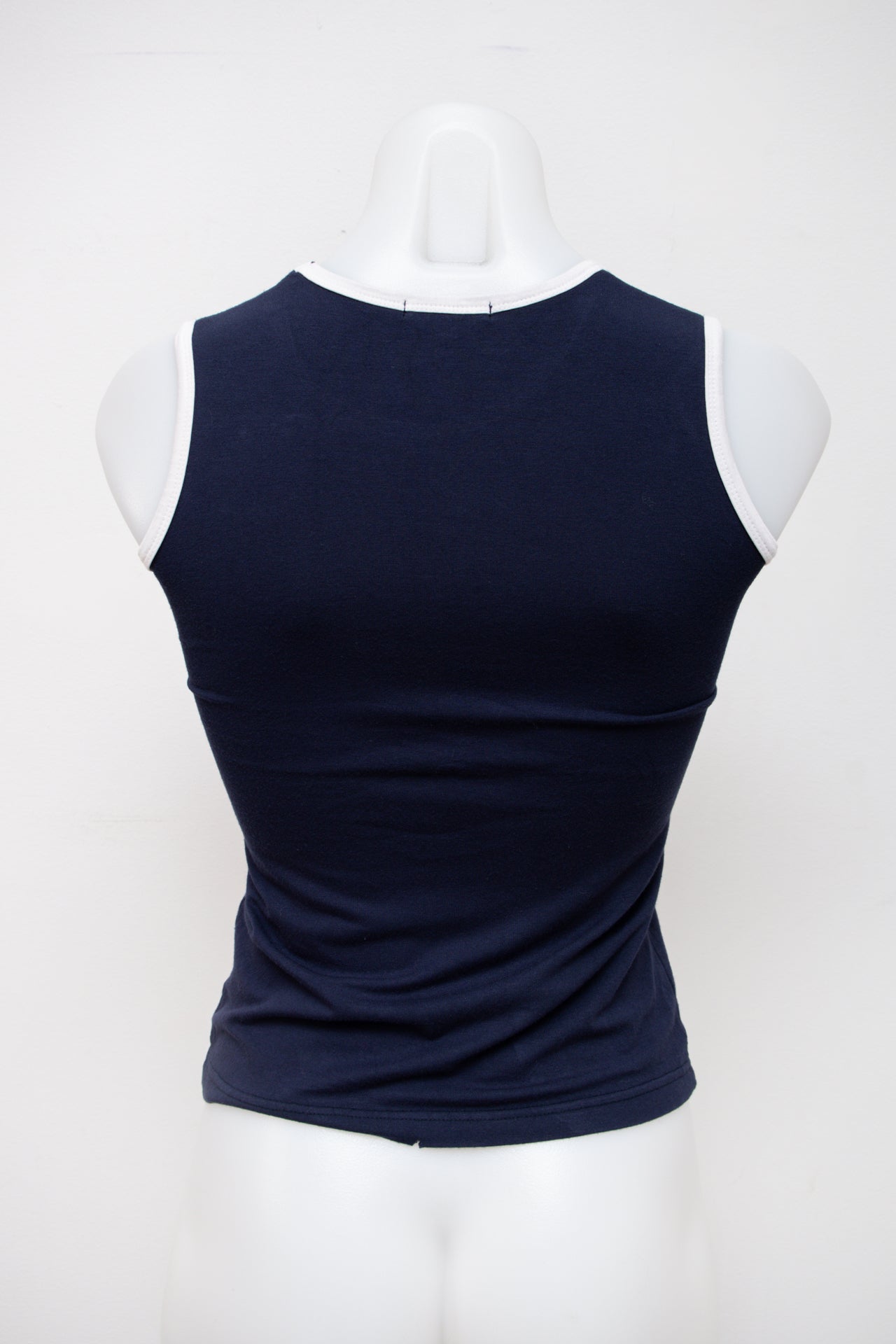 #60 Miss Bitchie Tank Top Navy | c. 196 | Size 8