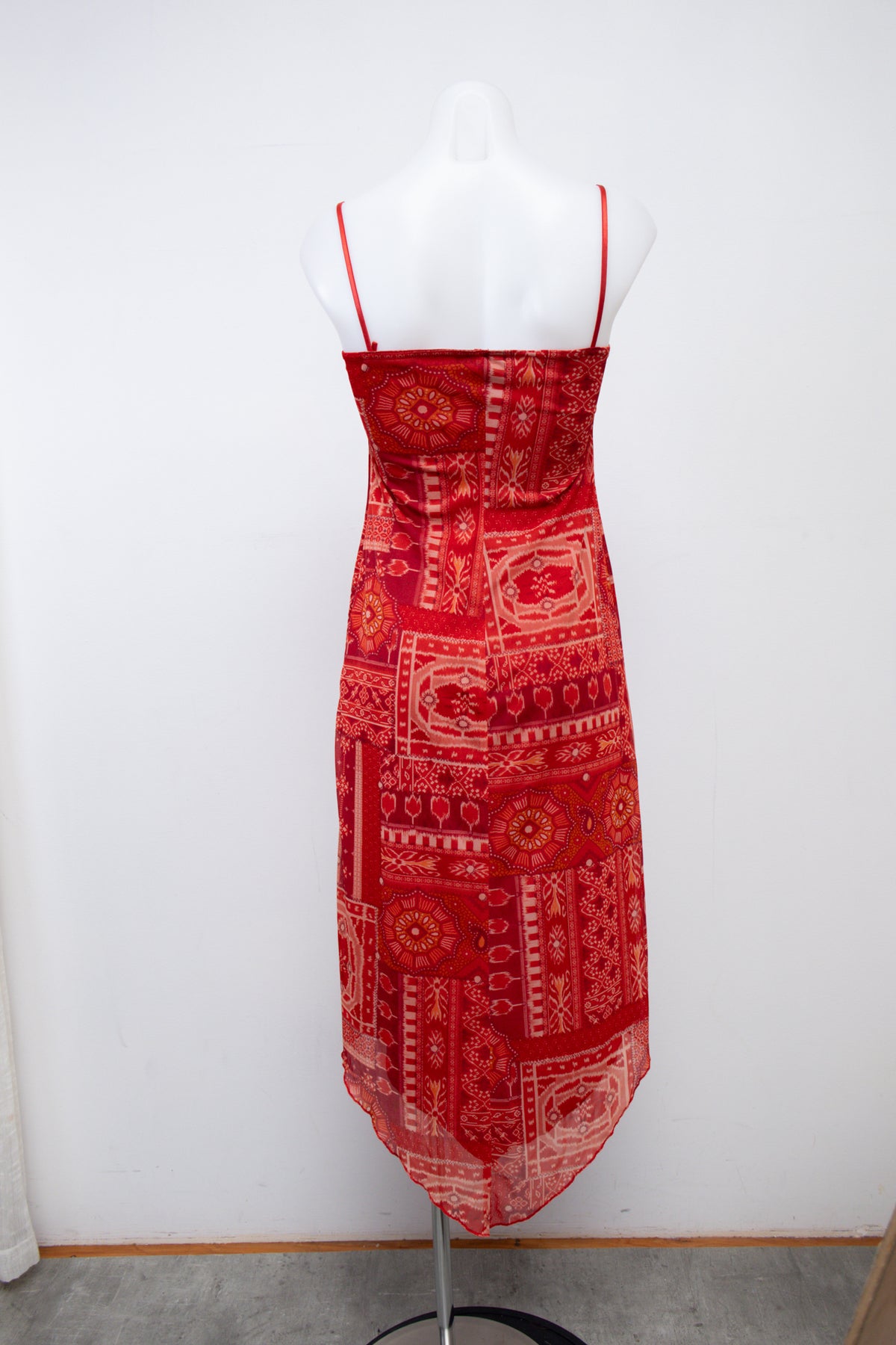 #117 City Triangles Camisole Dress Red | c. 207 | Size 8