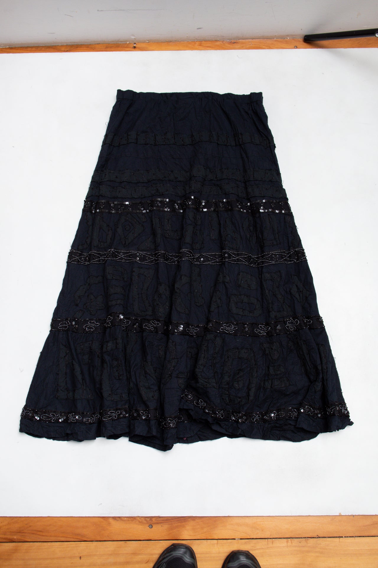 #177 Chico's Skirt Black | c. 198 | Size 10/12