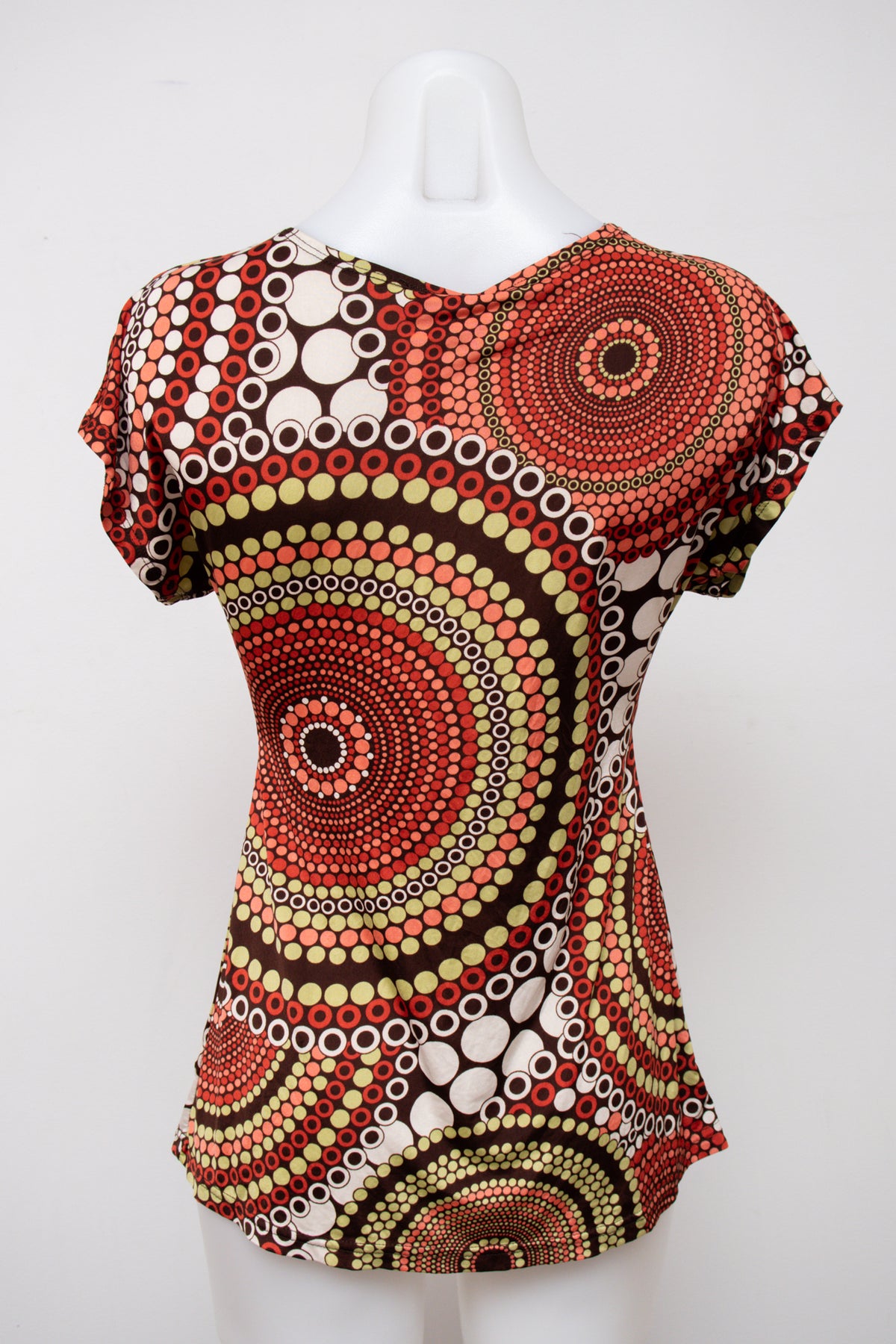 #103 Zoeybeth Stretch Top Brown | c. 208 | Size 10