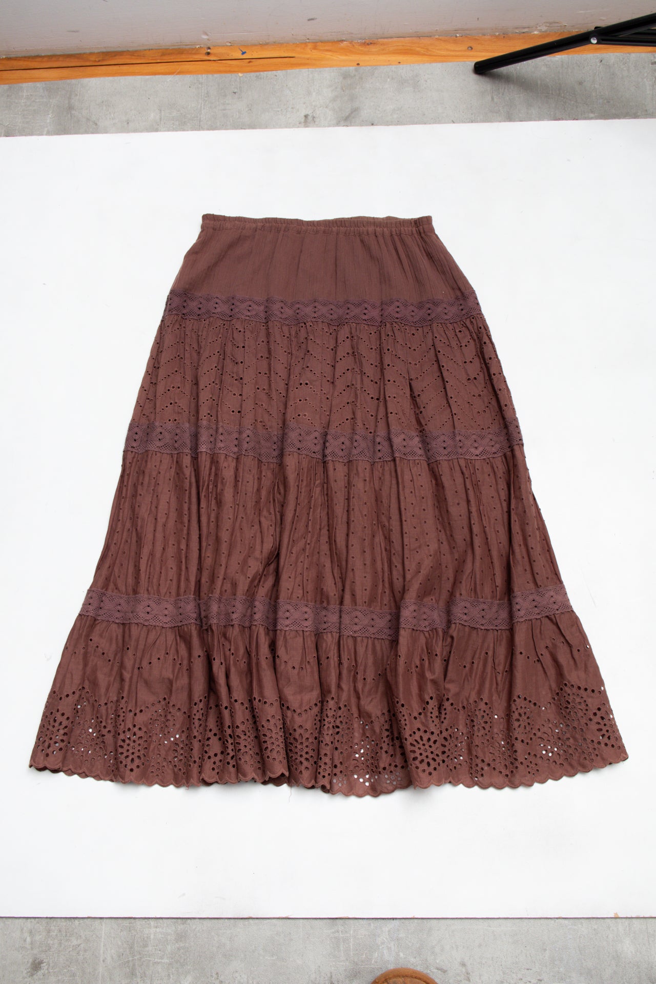#152 Coldwater Creek Skirt Brown | c. 193 | Size 8/10