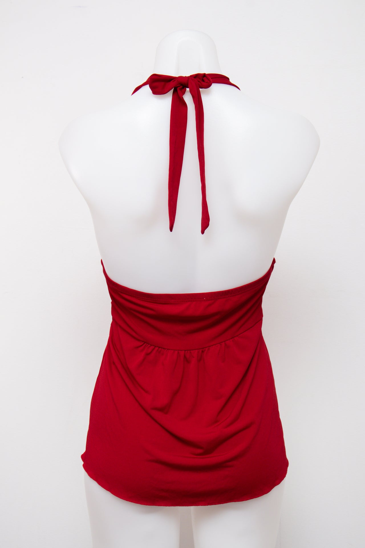 #110 Candie's Halter Top Red | c. 206 | Size 8