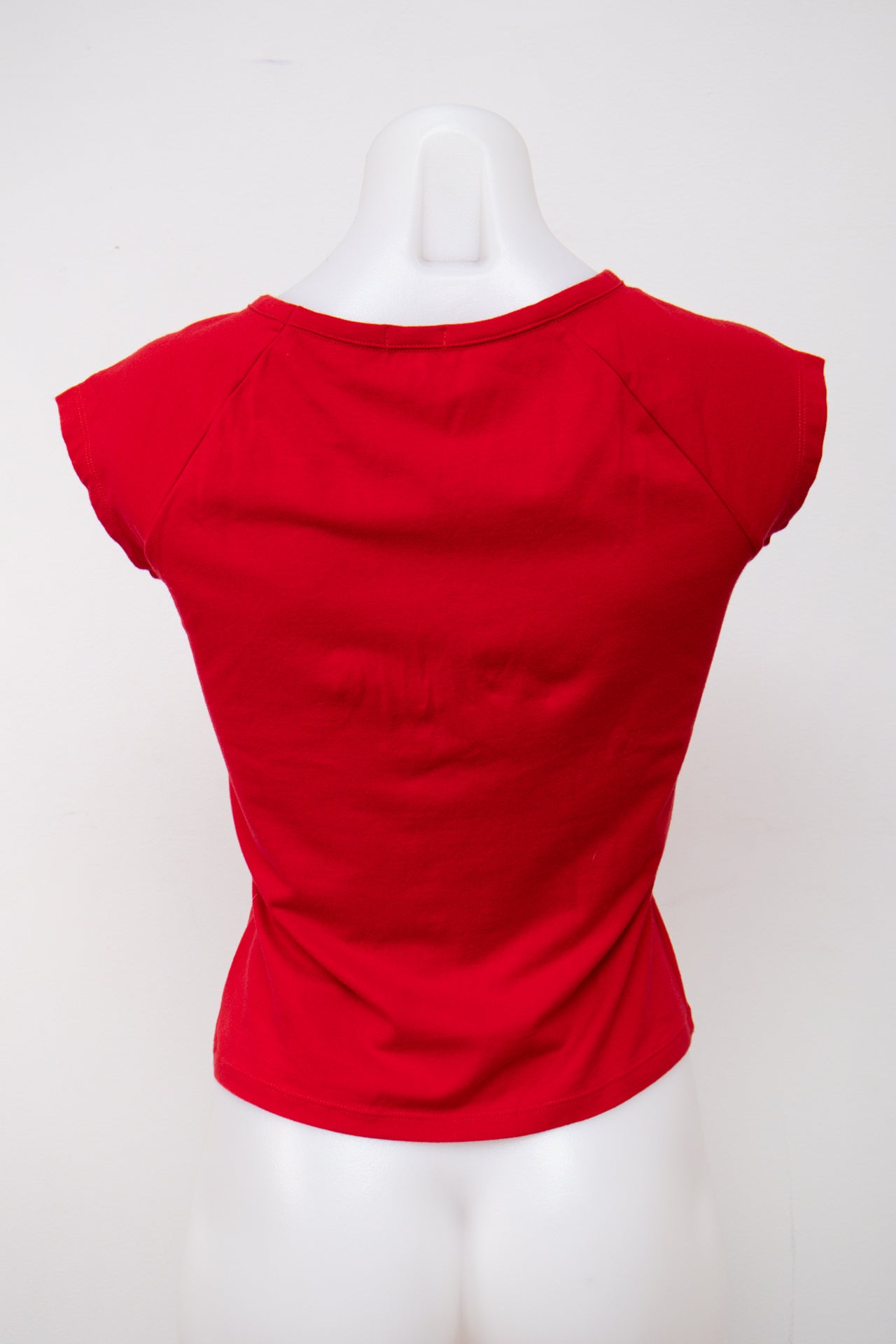 #050 United Colors Of Benetton T-shirt Red | c. 201 | Size 8
