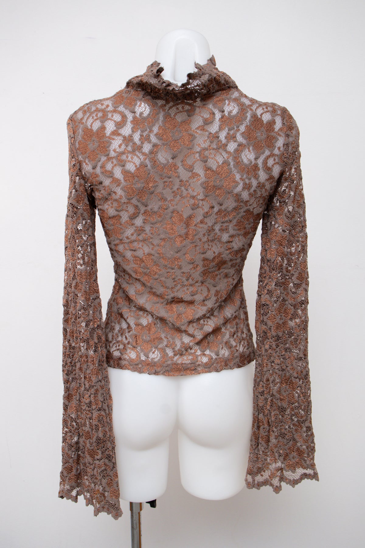 #111 Bebe Long Sleeve Brown | c. 208 | Size 10/12