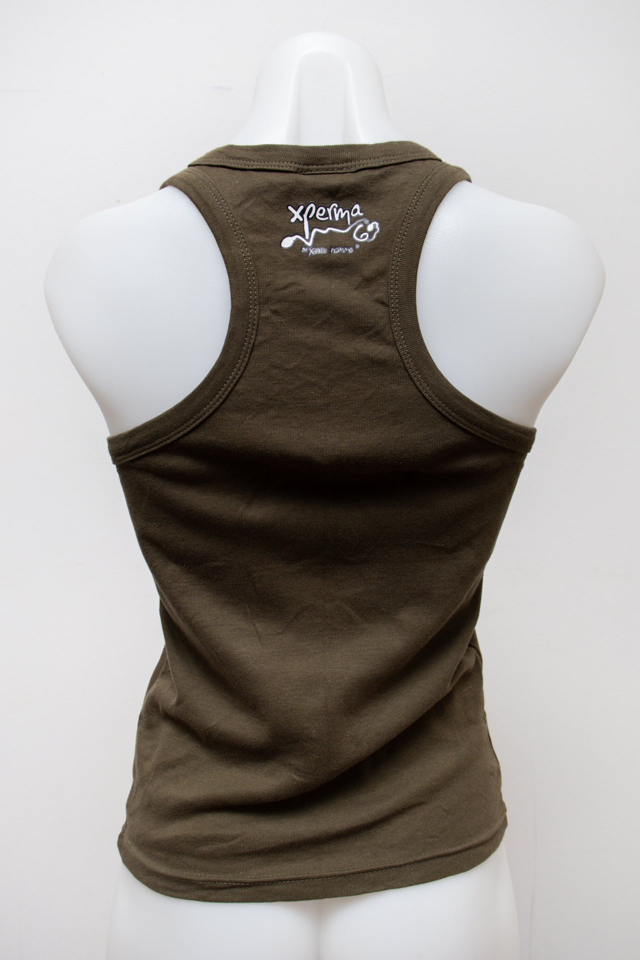 #24 Xperma By X-ringu Homme Tank Top Brown | c. 191 | Size 10