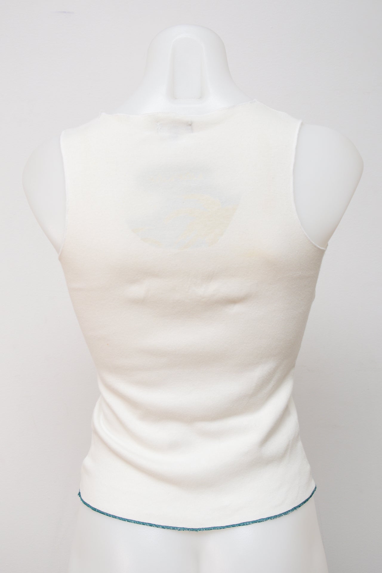 #065 NAFNAF Tank Top White | c. 199 | Size 8