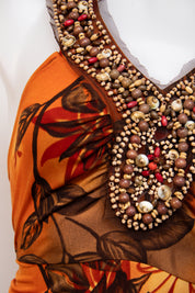 #032 Halter Orange | c. 210 | Size 12