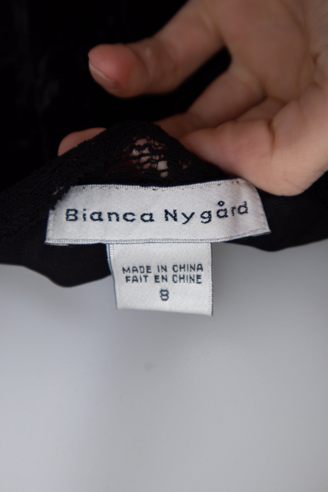 #028 Bianca Nygård Cami Top Black | c. 204 | Size 10