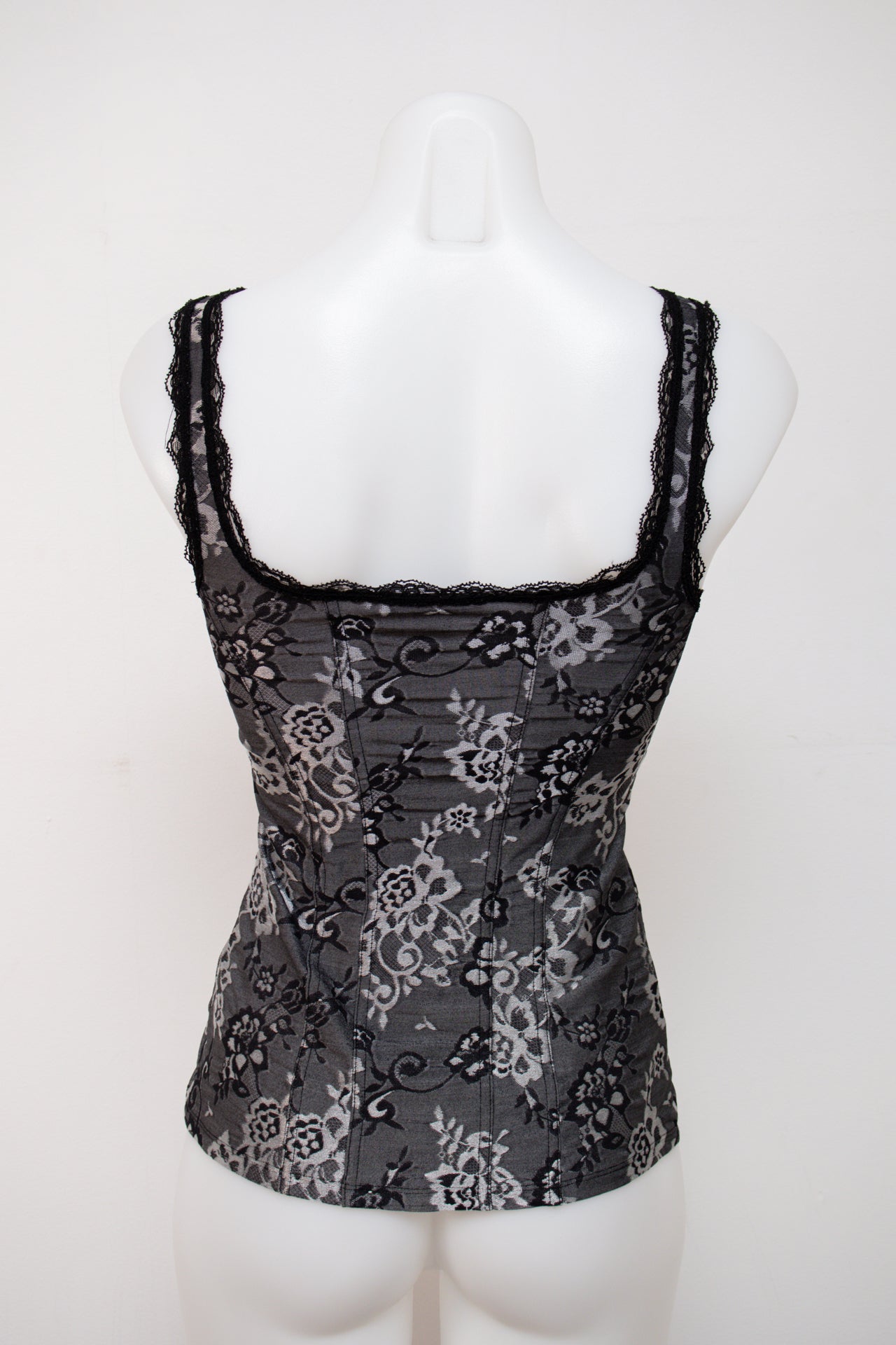 #023 White House Black Market Camisole Top Gray | c. | Size 6/8