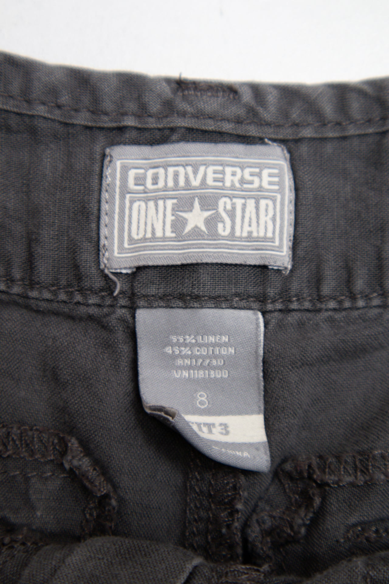 #075 Converse One Star Booty Short Gray | c. 211 | Size 8
