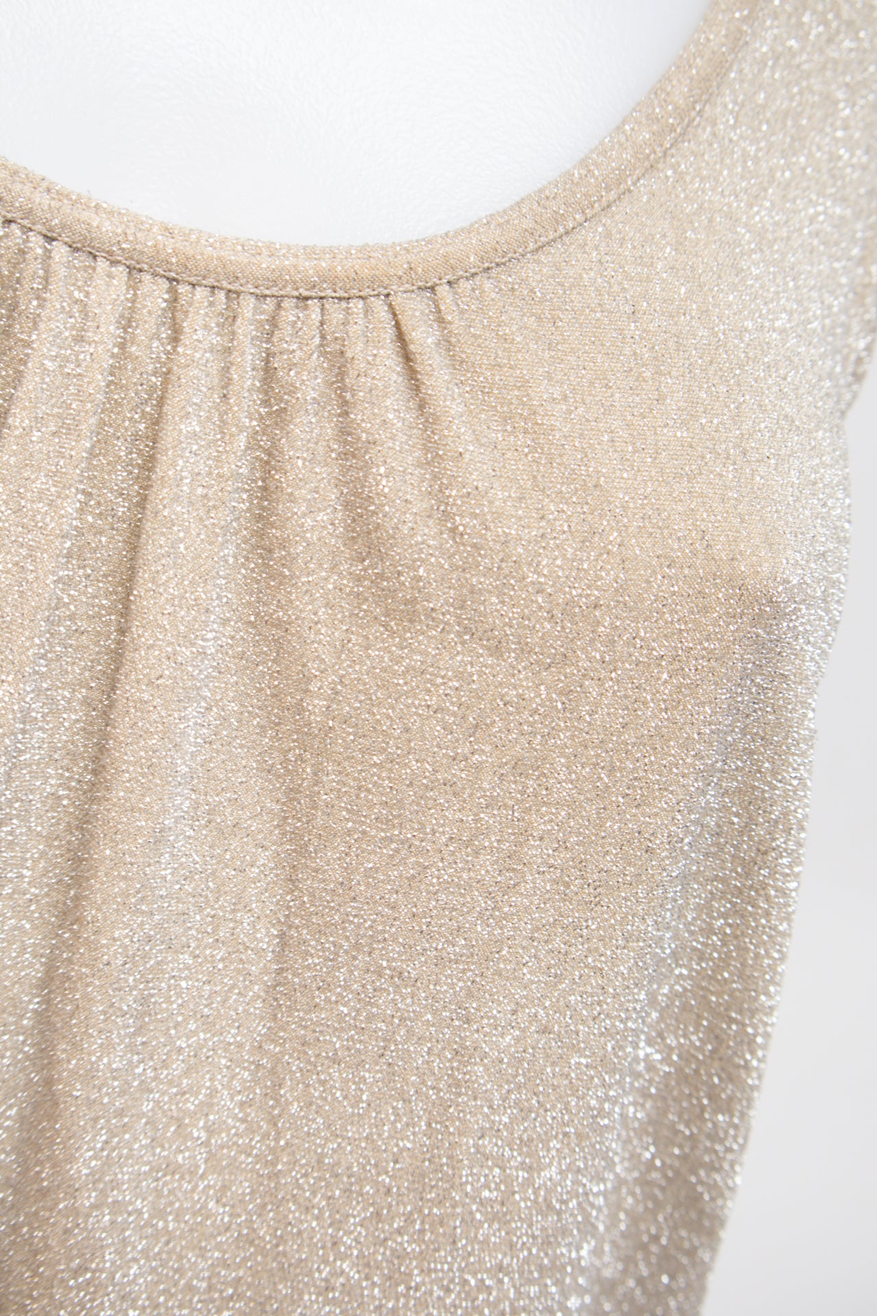 #41 H&m Mini Skirt Gold | c. 196 | Size 8