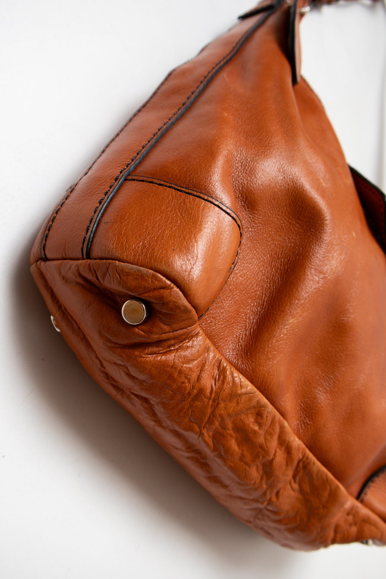 #185 Pelle Studio Shoulder Bag Brown | c. 189 | Size