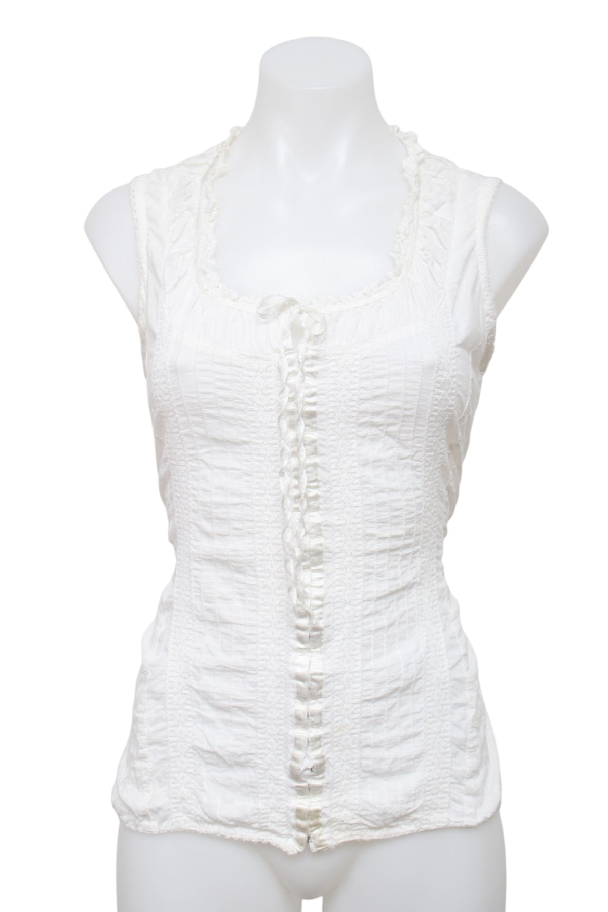 #022 Folia Short Sleeve White | c. 209 | Size 8