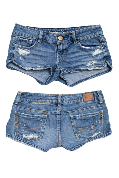 #183 American Eagle Booty Short Blue | c. 209 | Size 6