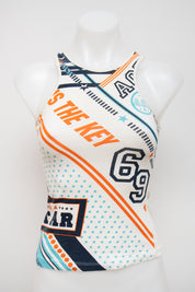 #47 Bsk Sport Tank Top White | c. 196 | Size 6