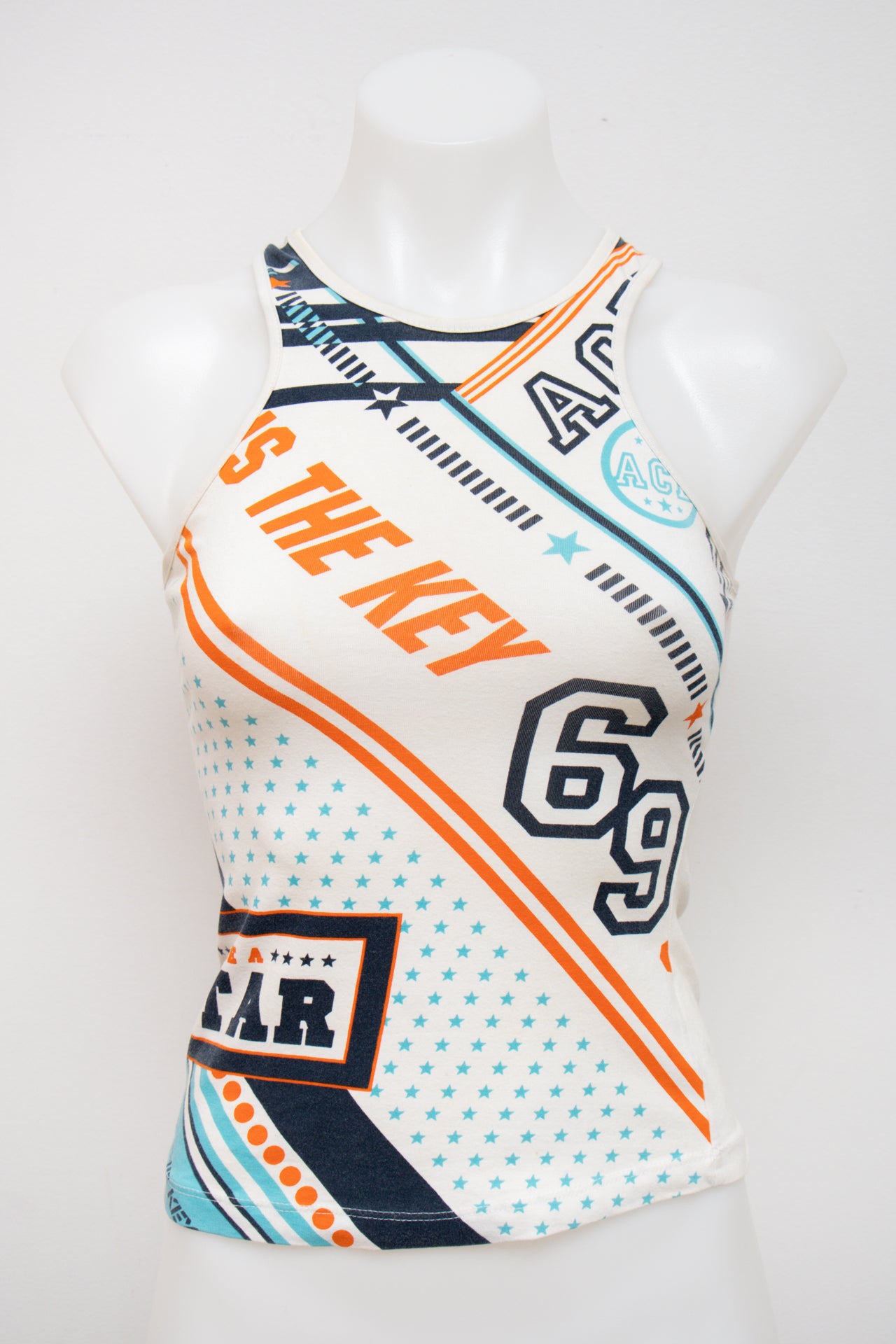 #47 Bsk Sport Tank Top White | c. 196 | Size 6