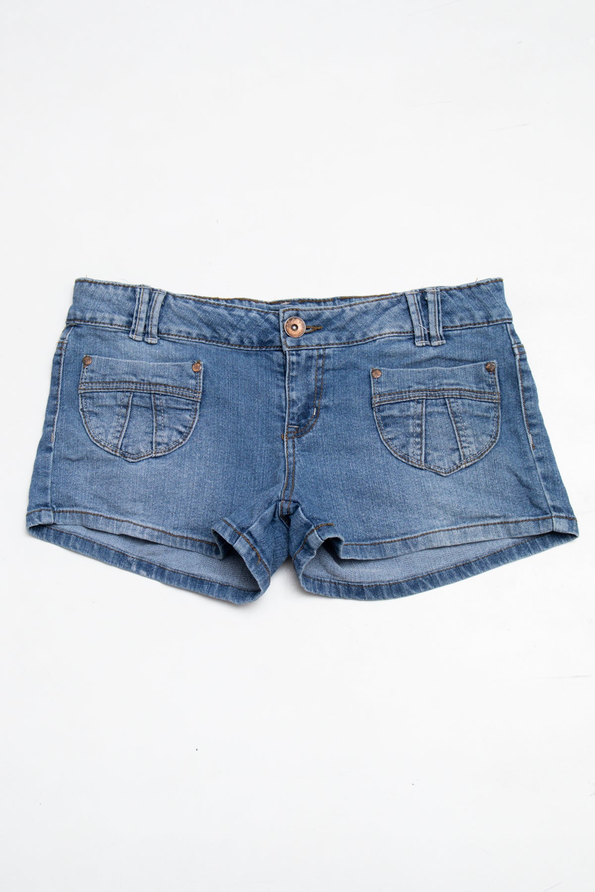 #194 L.e.i. By Ashley Rousse Booty Short Blue | c. 209 | Size 10
