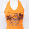 #061 Halter Top Orange | c. 207 | Size 8